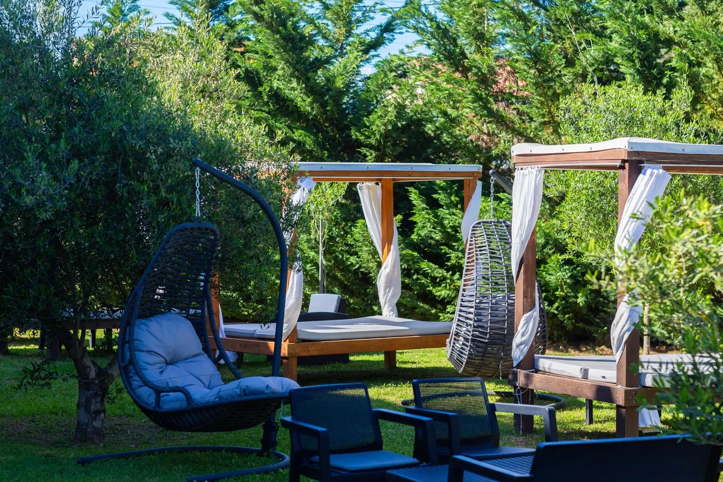 Angela Beach Hotel Terrasse