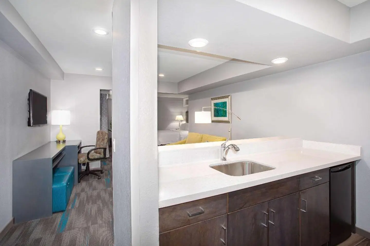 Hampton Inn Monterey Badezimmer