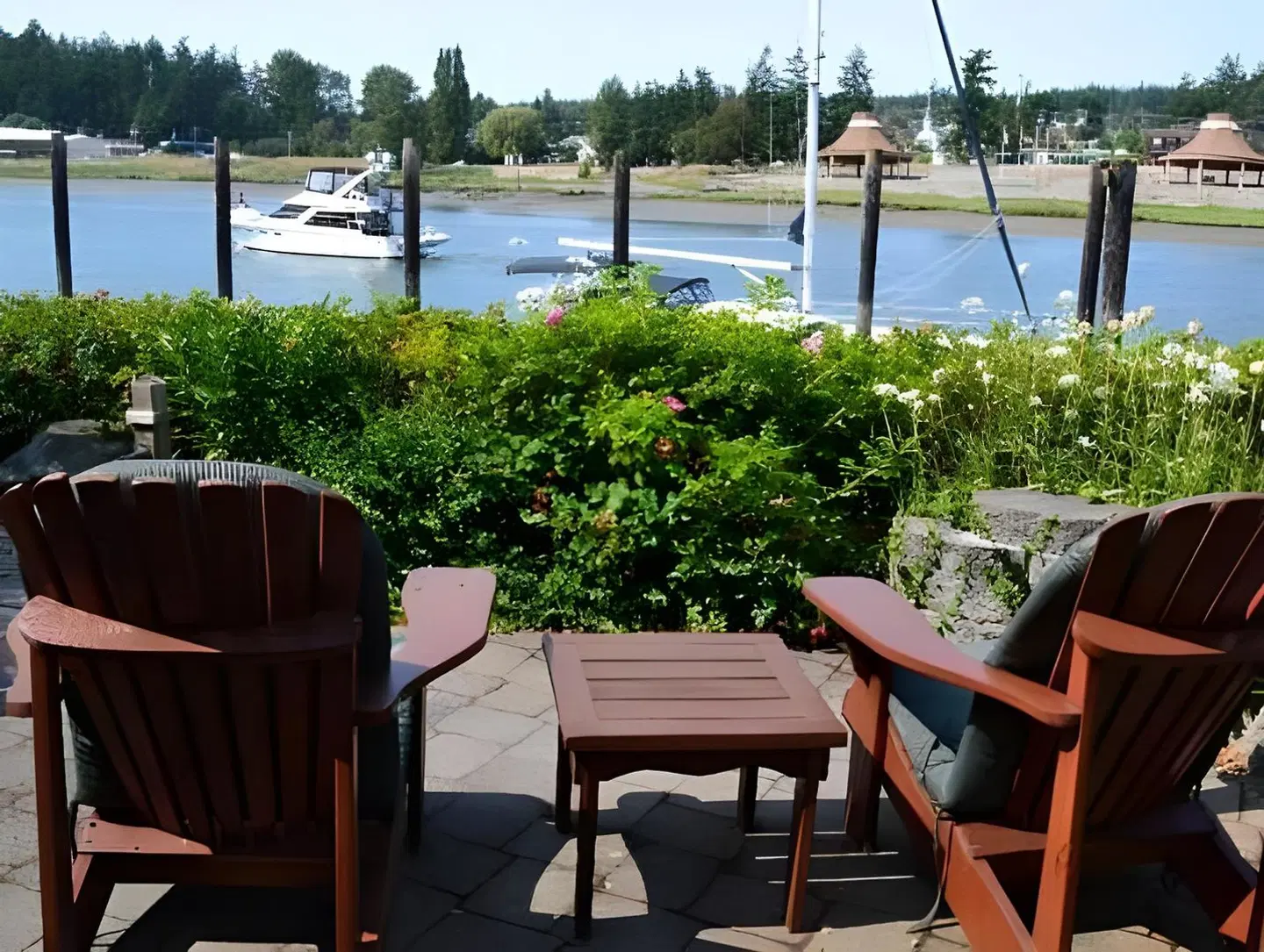 La Conner Channel Lodge Terrasse