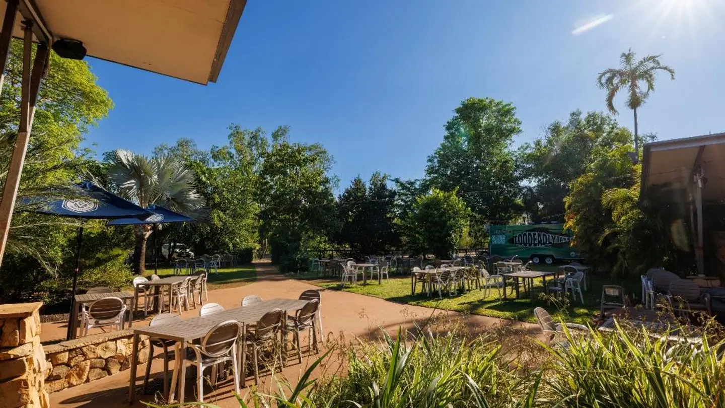 Cooinda Lodge Kakadu Terrasse