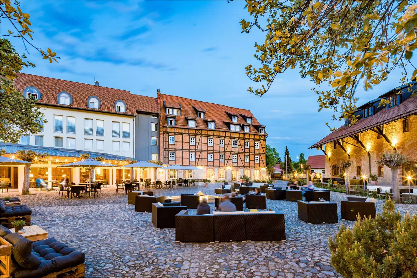 Best Western Hotel Schloßmühle Terrasse