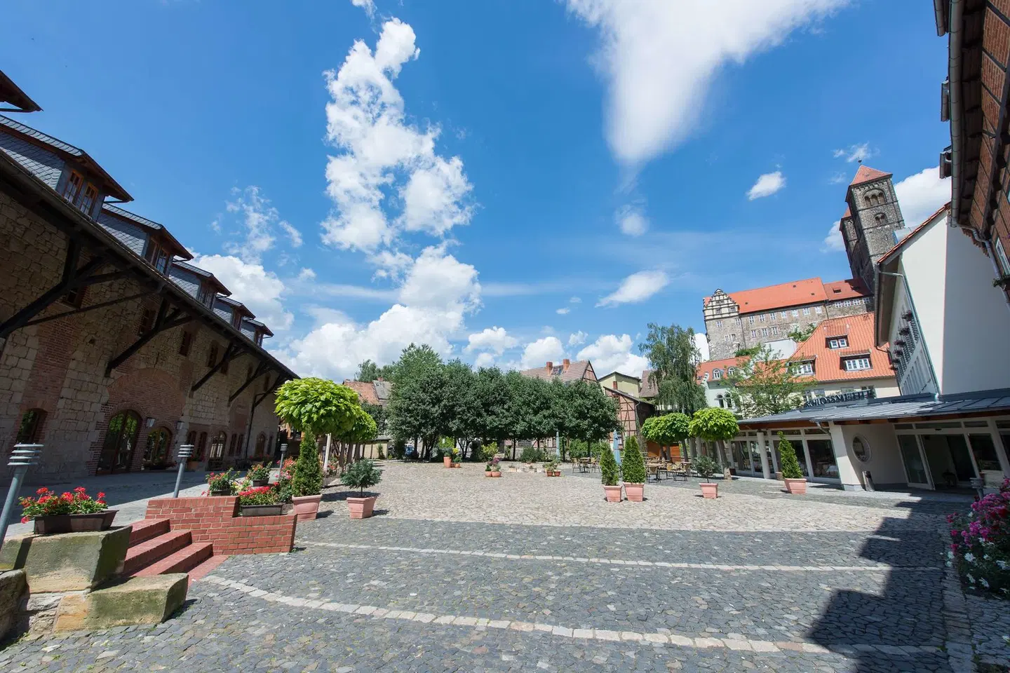 Best Western Hotel Schloßmühle Terrasse