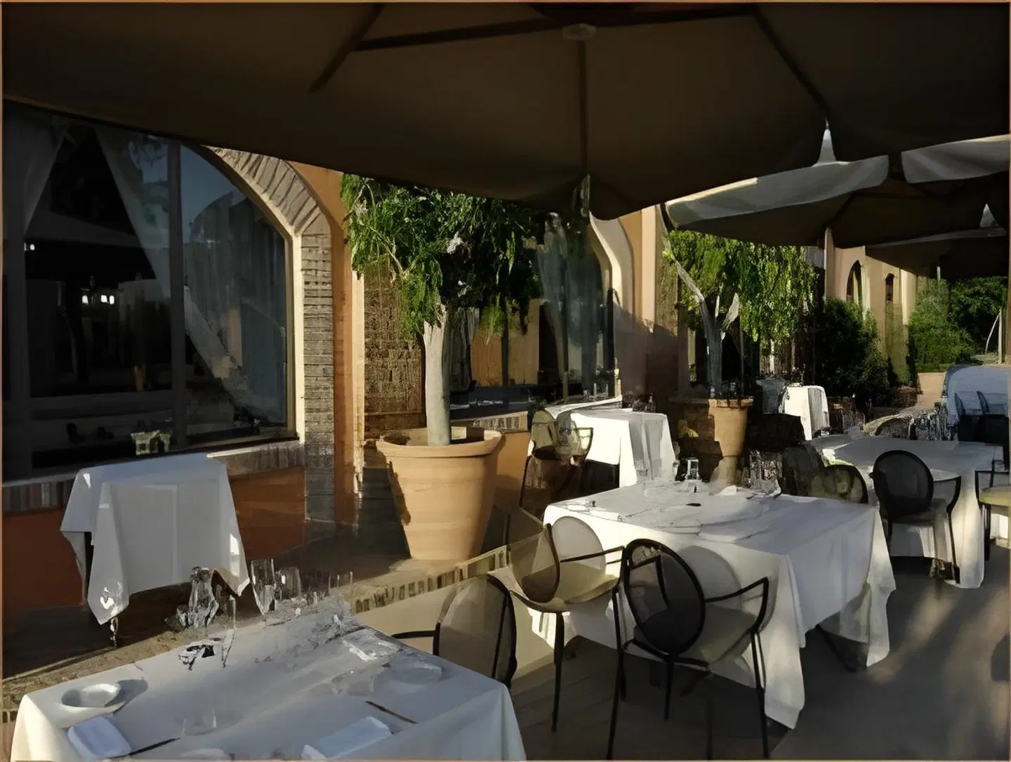 Relais Cascina Scottina Terrasse