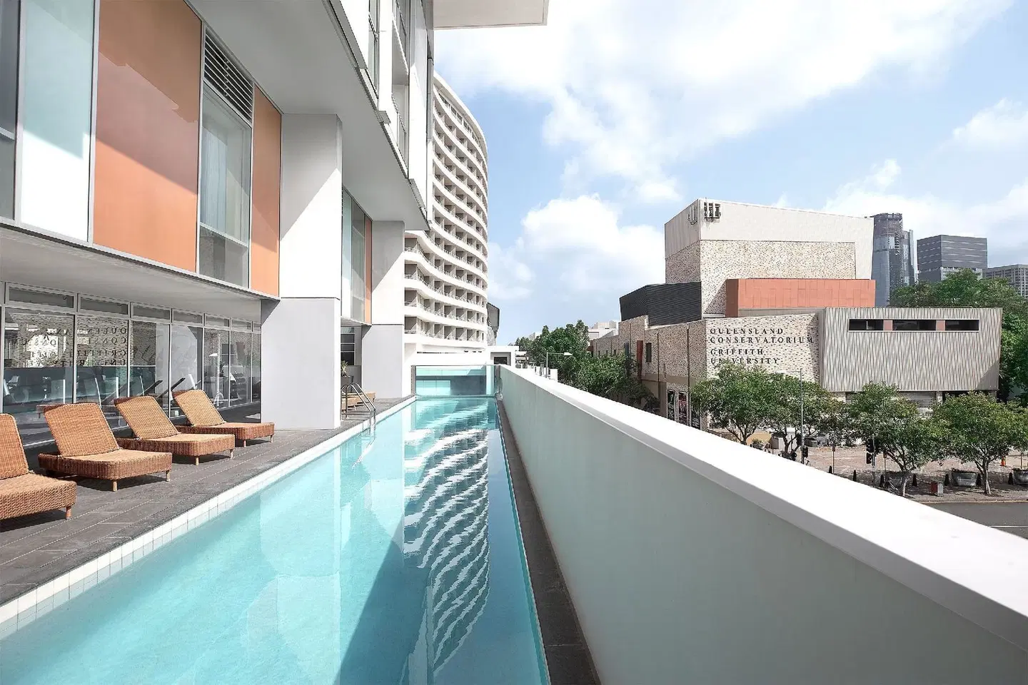 Mantra South Bank Brisbane Terrasse