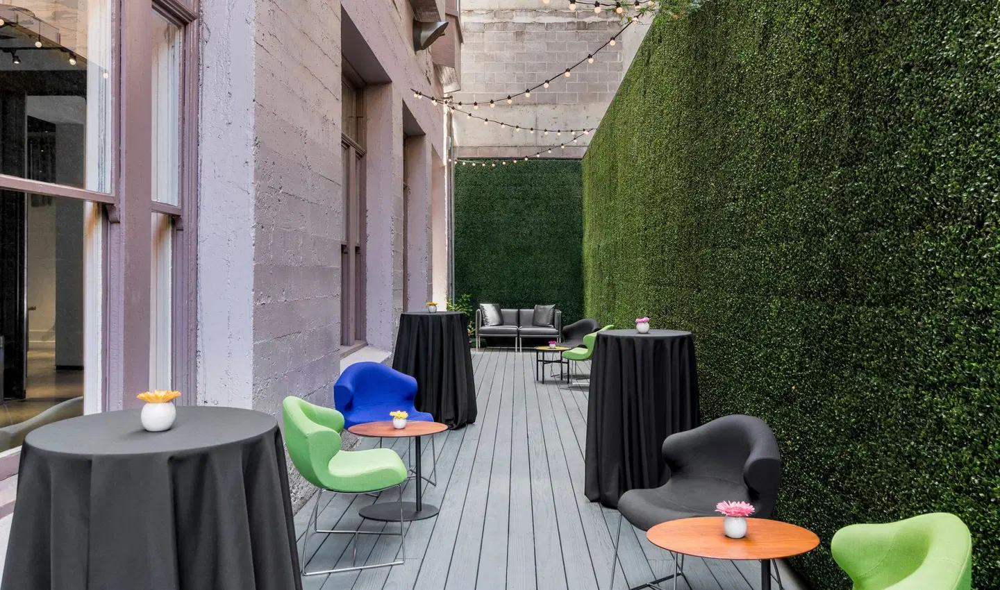 Hotel Zeppelin San Francisco Terrasse