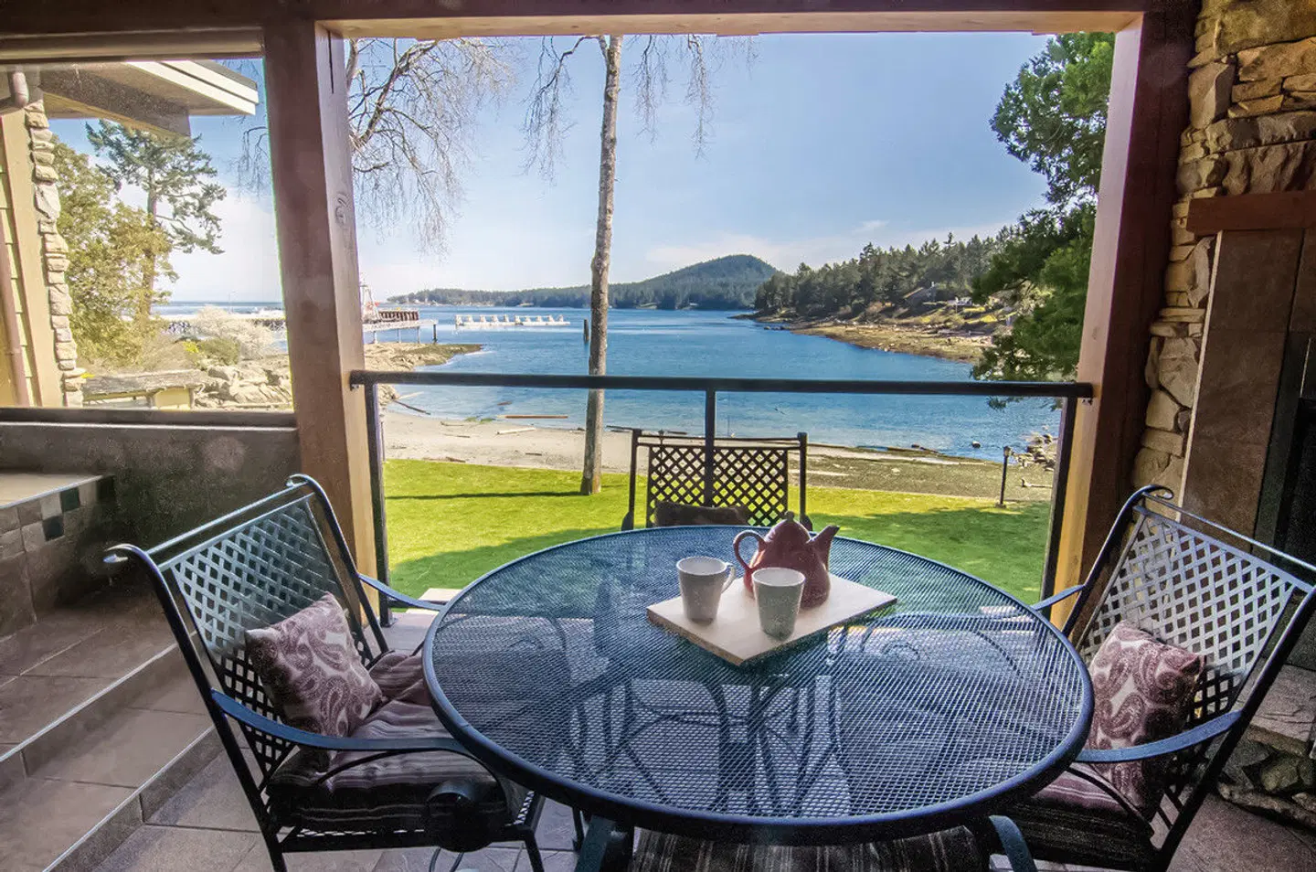 Galiano Oceanfront Inn & Spa Terrasse