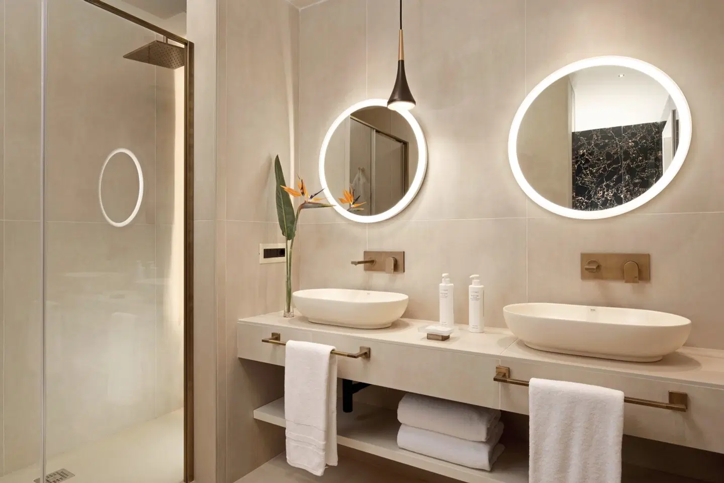 Grand Hotel Palatino Badezimmer