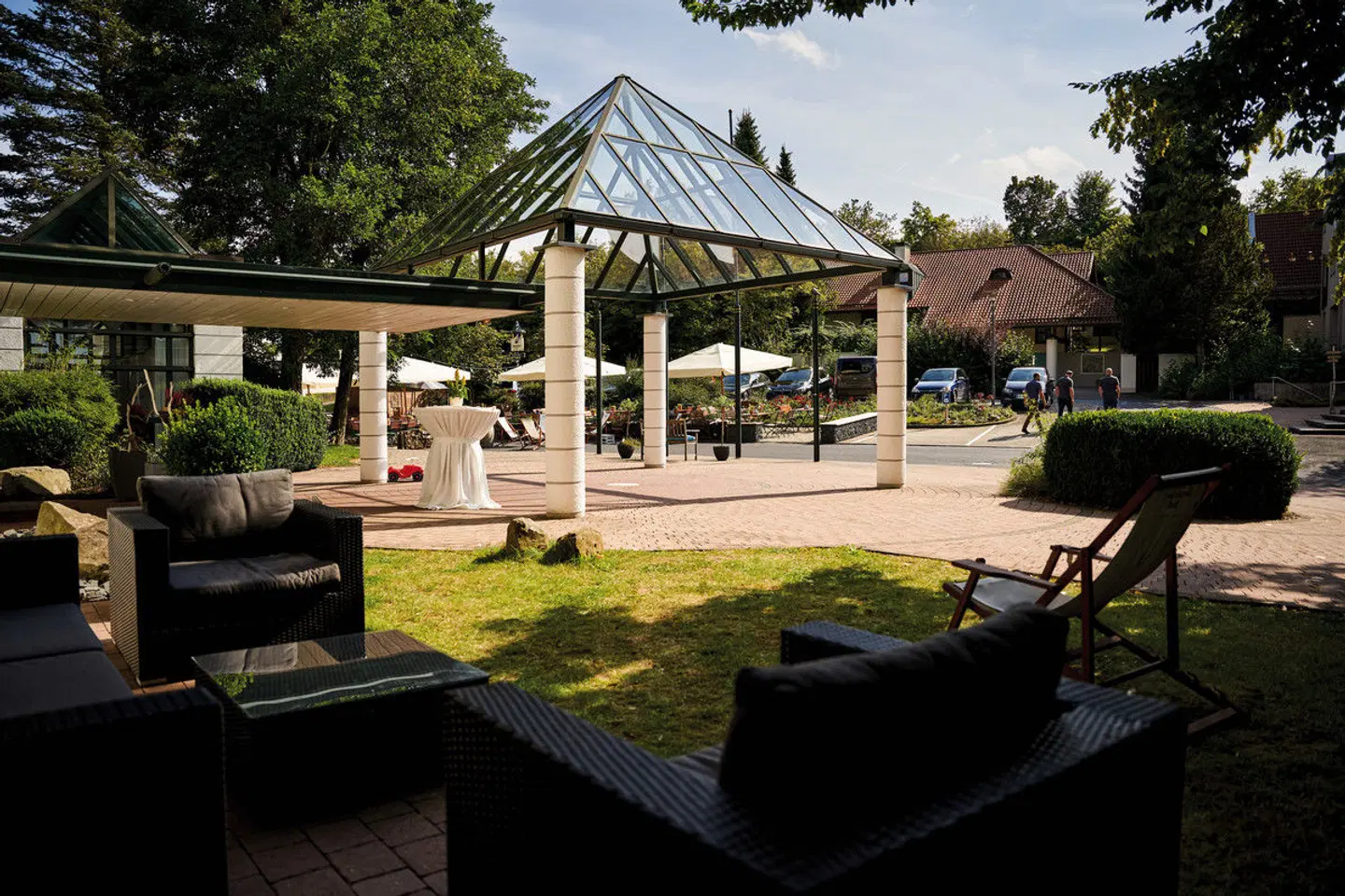 Hotel Gersfelder Hof Terrasse