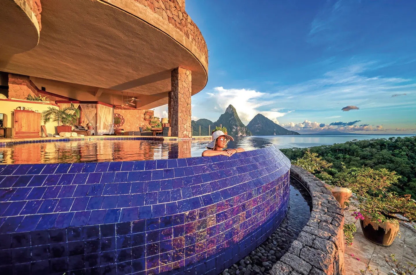 Jade Mountain Terrasse