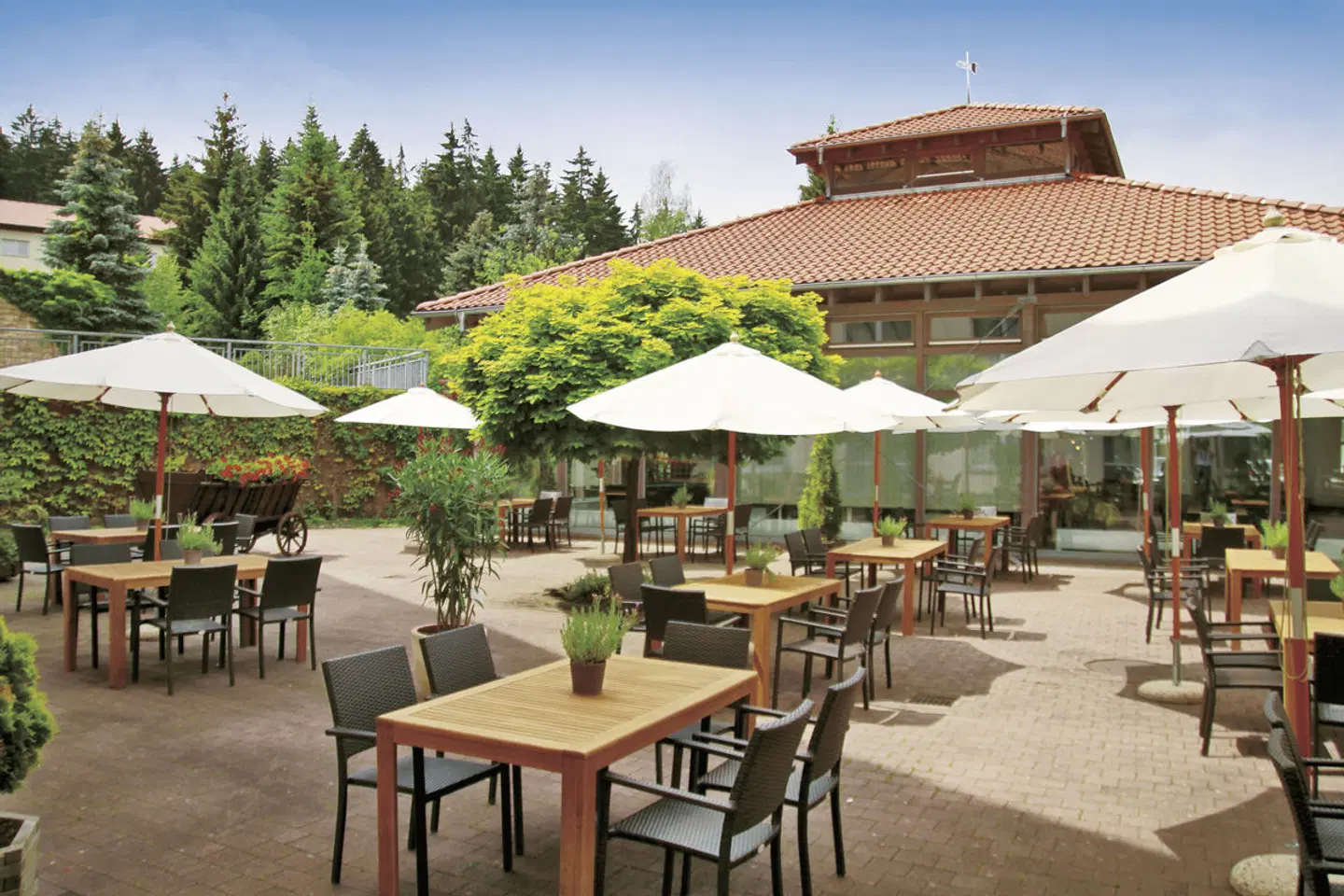 Waldhotel Berghof Terrasse