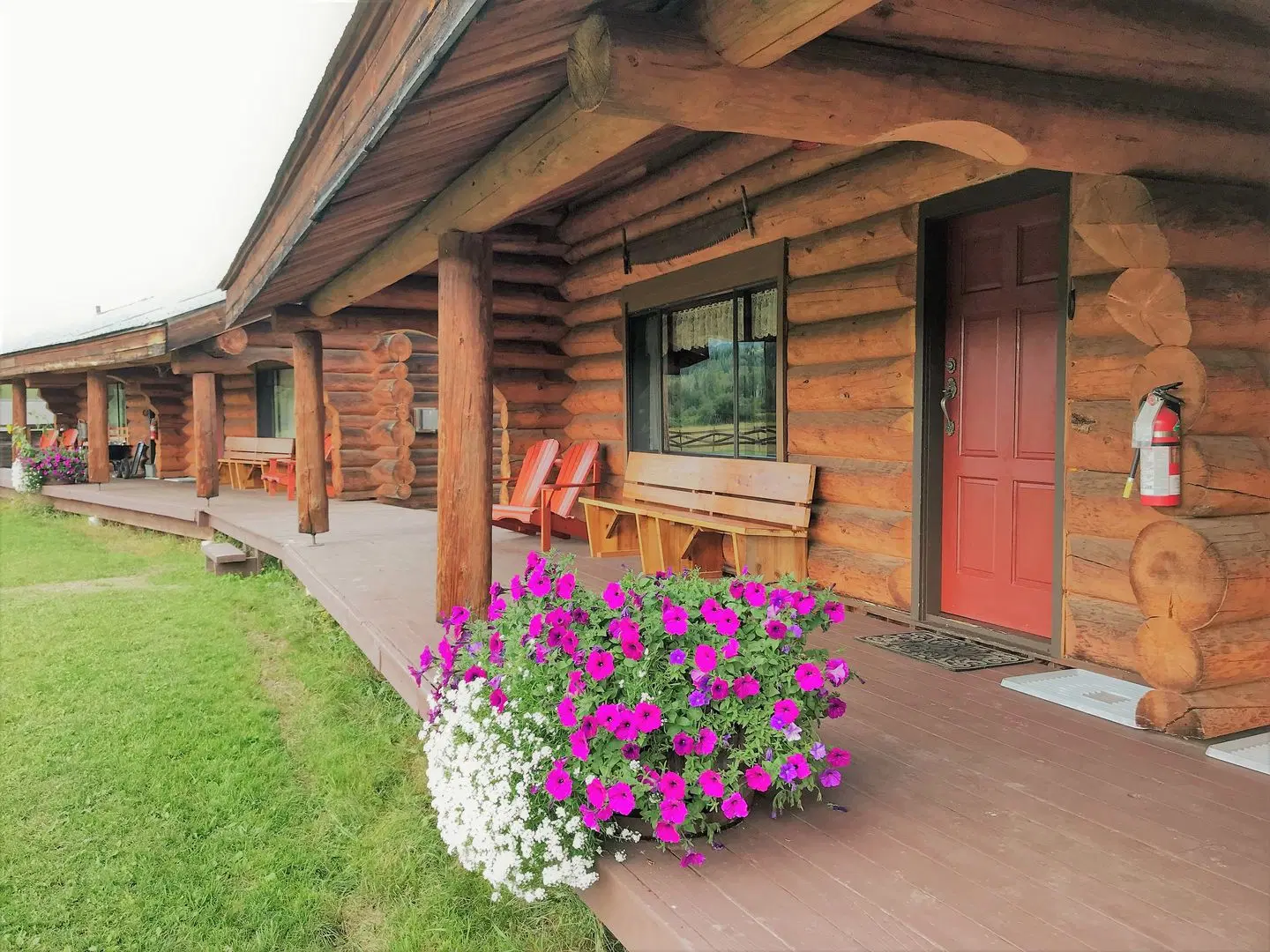 Wells Gray Guest Ranch Garten