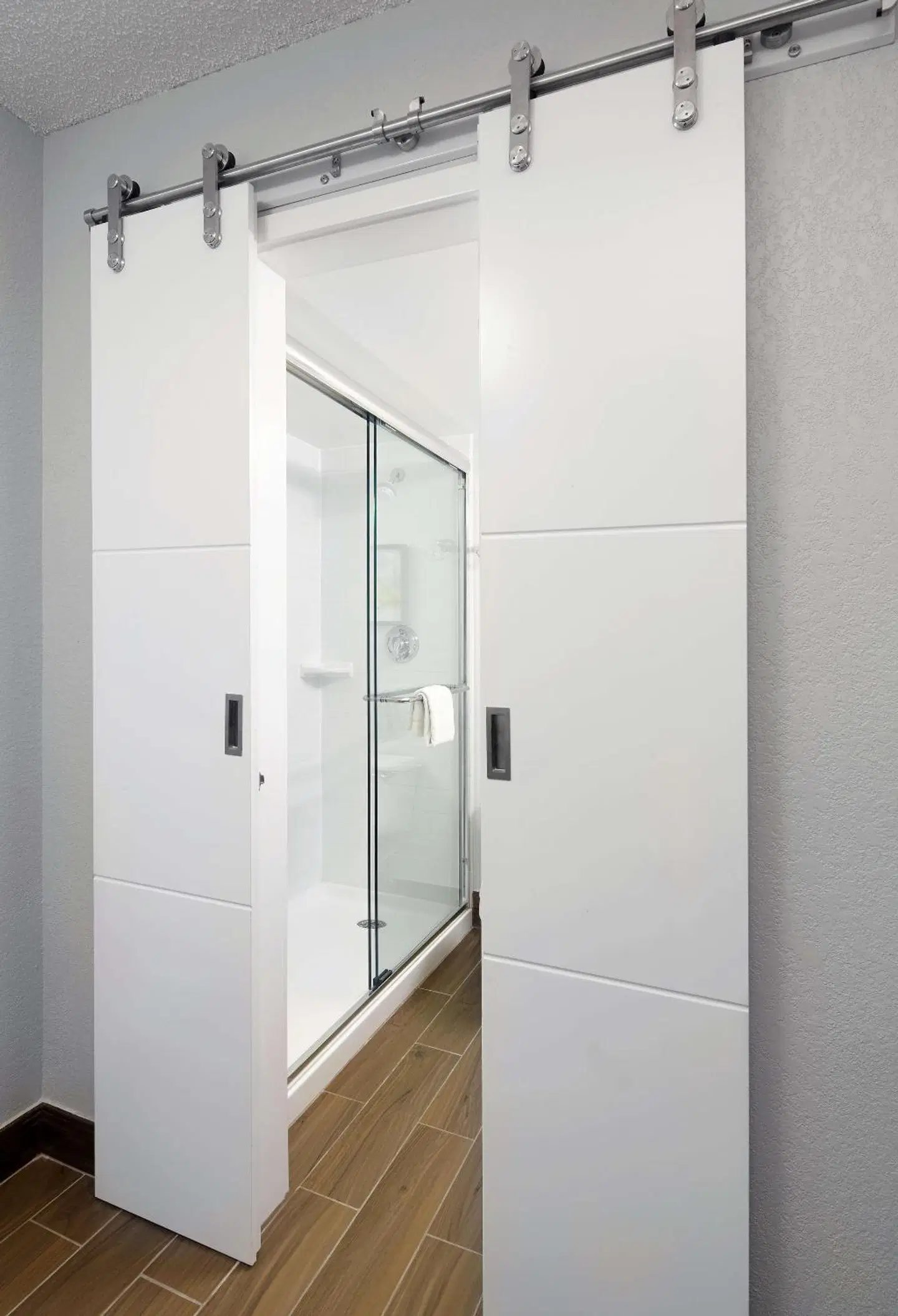 Hampton Inn Orlando Near Universal Blv/International Dr Badezimmer