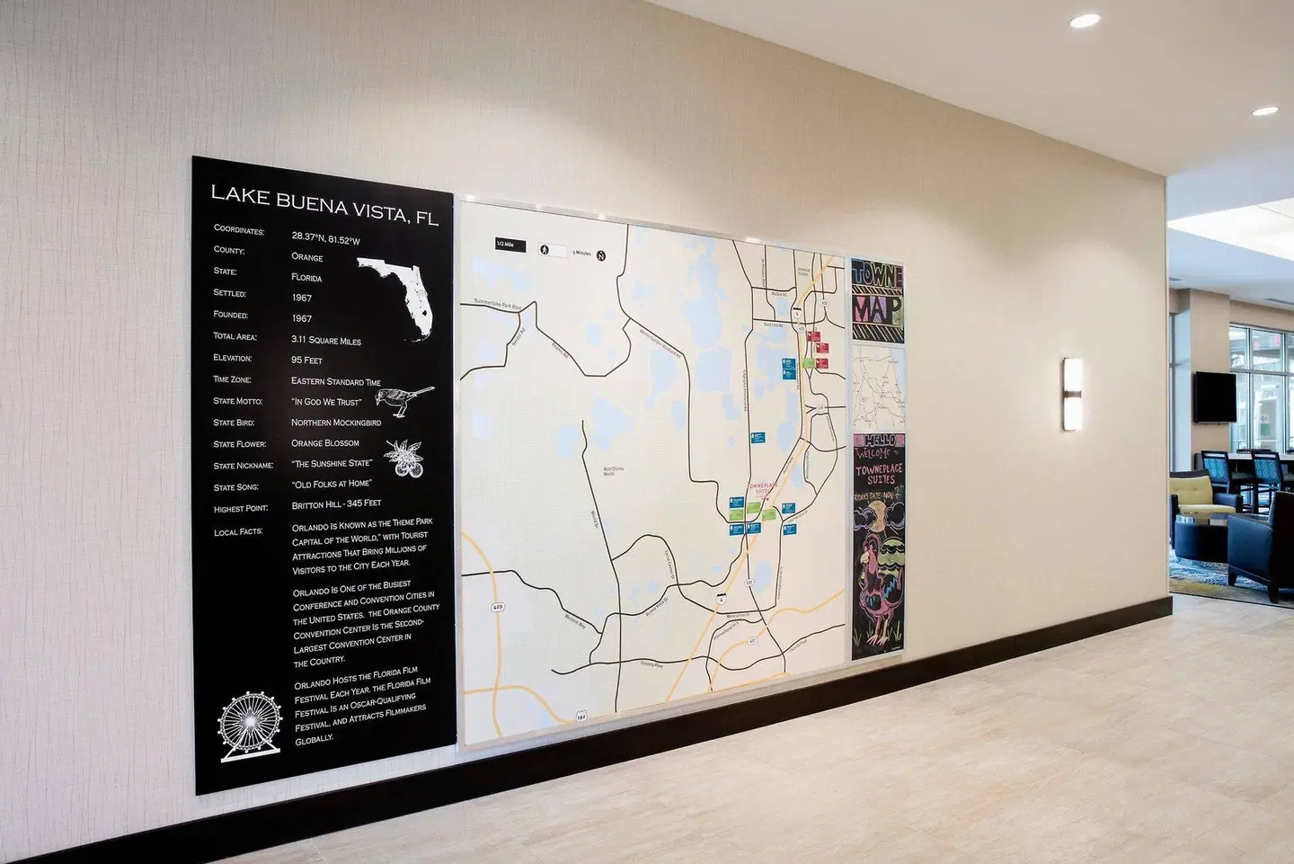 TownePlace Suites by Marriott Orlando Theme Parks/Lake Buena Vista LOUNGE_LOBBY