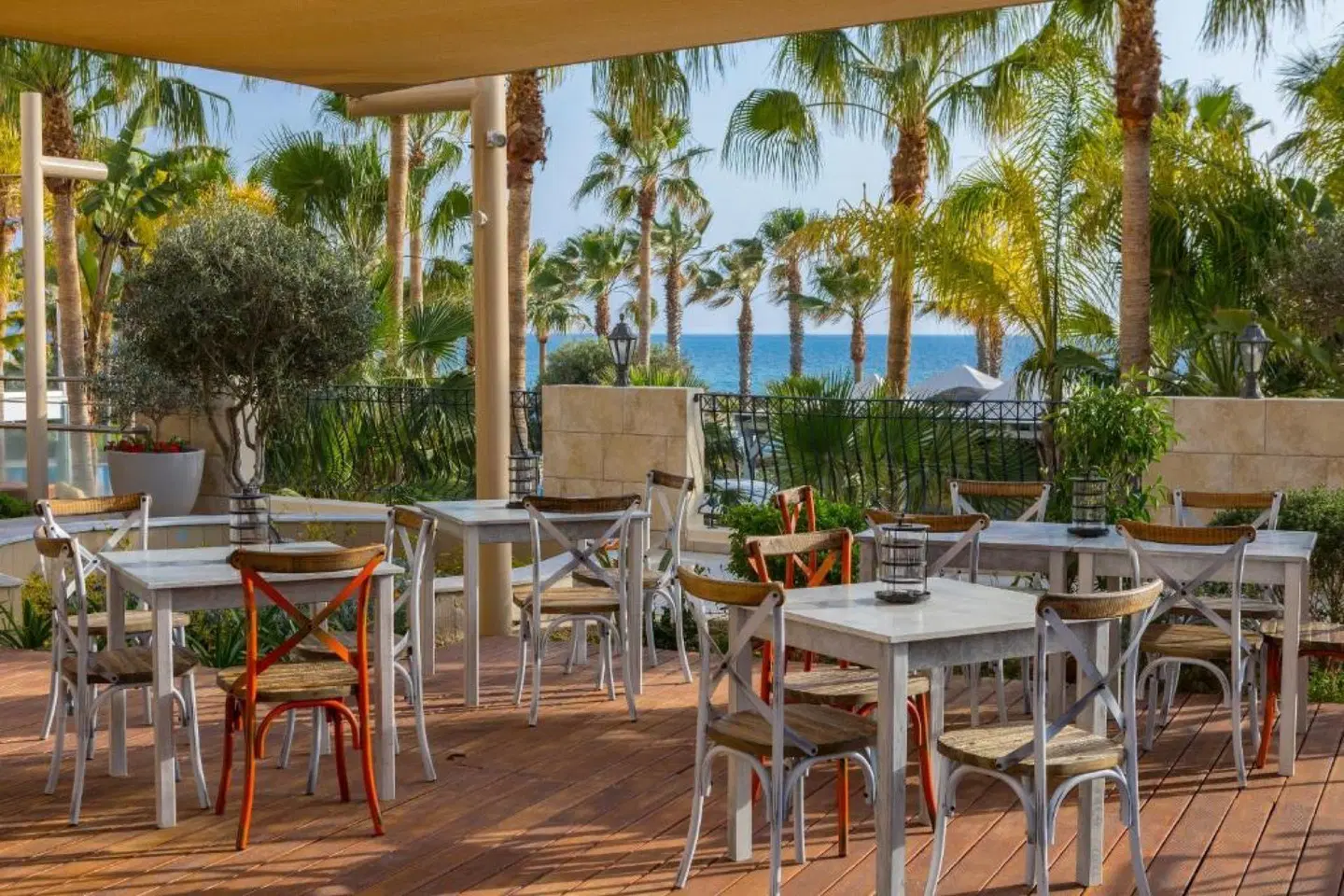 Aquamare Beach & Spa Terrasse