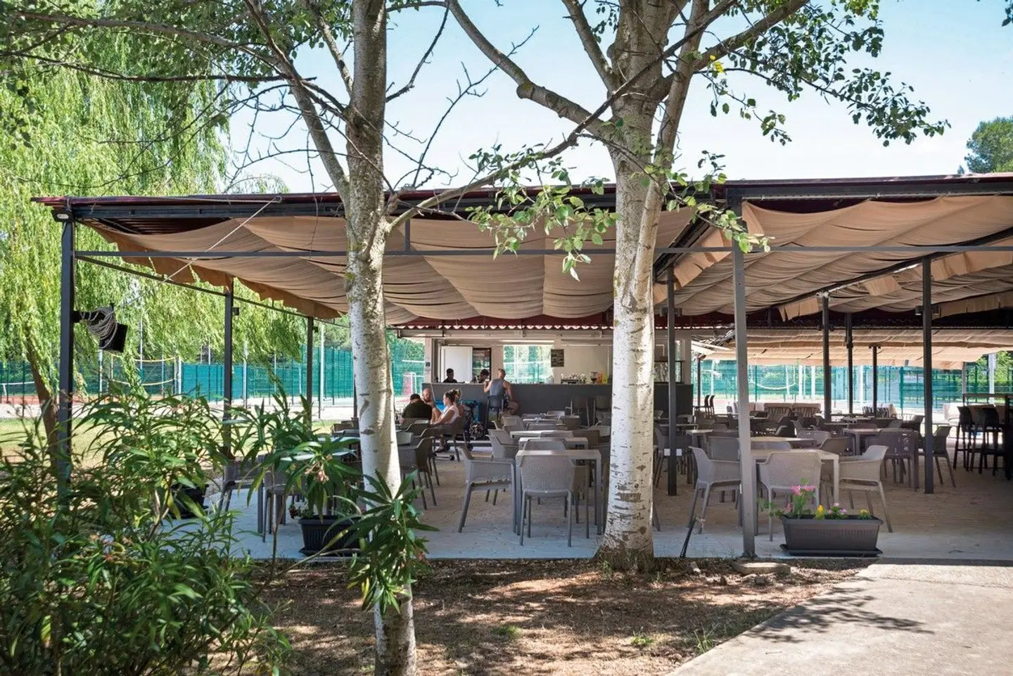 Bi Village Mobile Homes (by Happy Camp) Terrasse