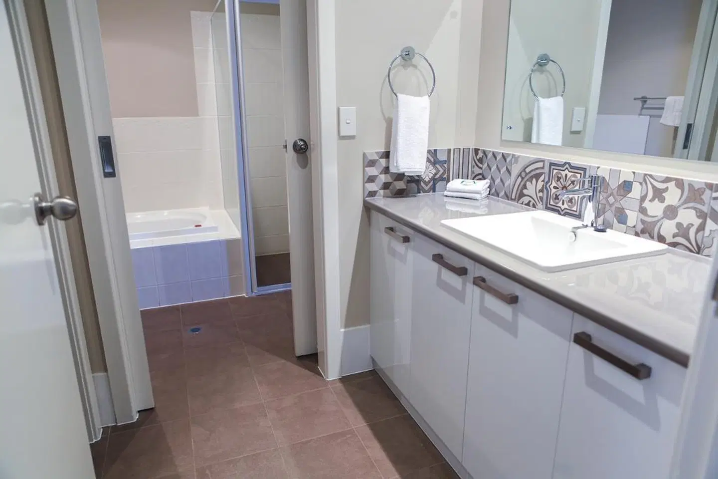 Marina Hotel Badezimmer