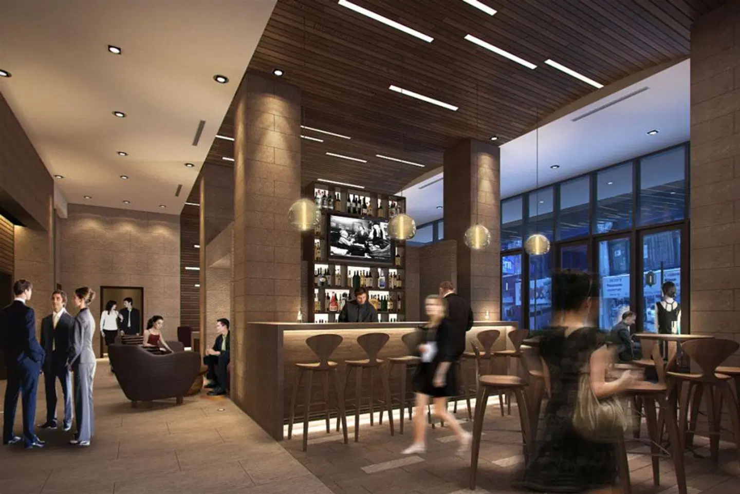 Hilton Garden Inn New York Times Square North Bar