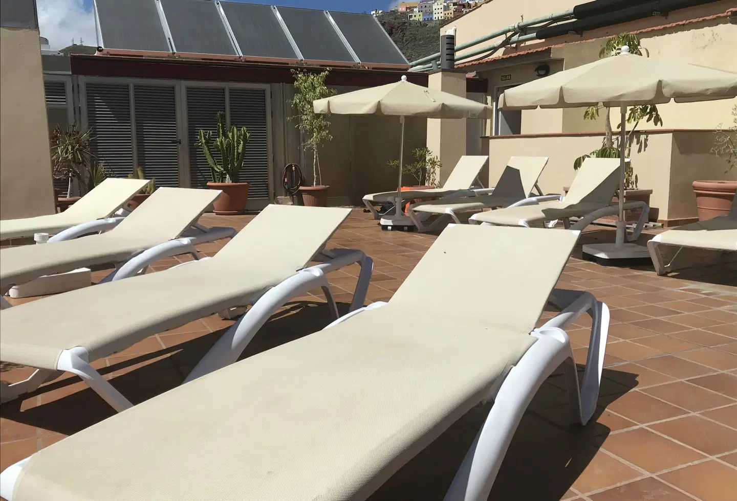 Hotel Torre del Conde Terrasse