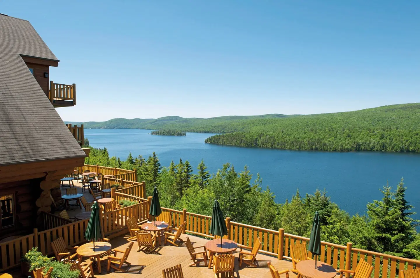 Hotel Sacacomie Terrasse