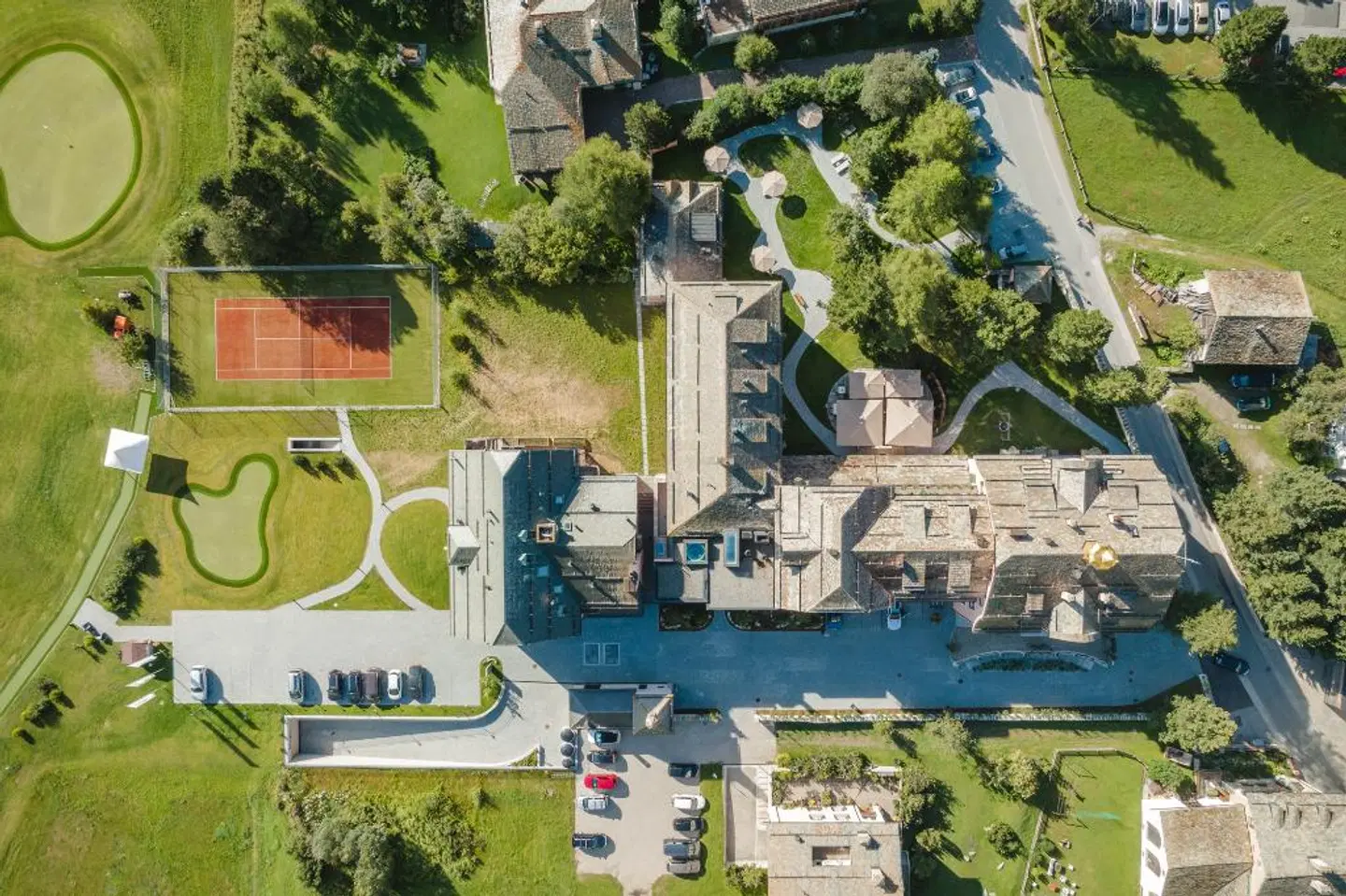 Parkhotel Margna Superior Garten