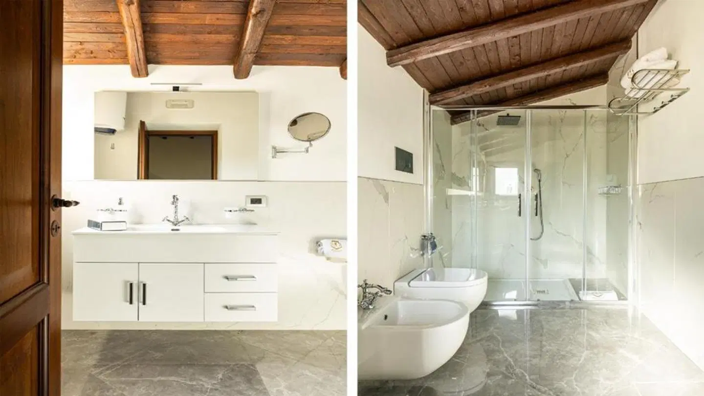 Villa del Gattopardo Suites & Spa Badezimmer