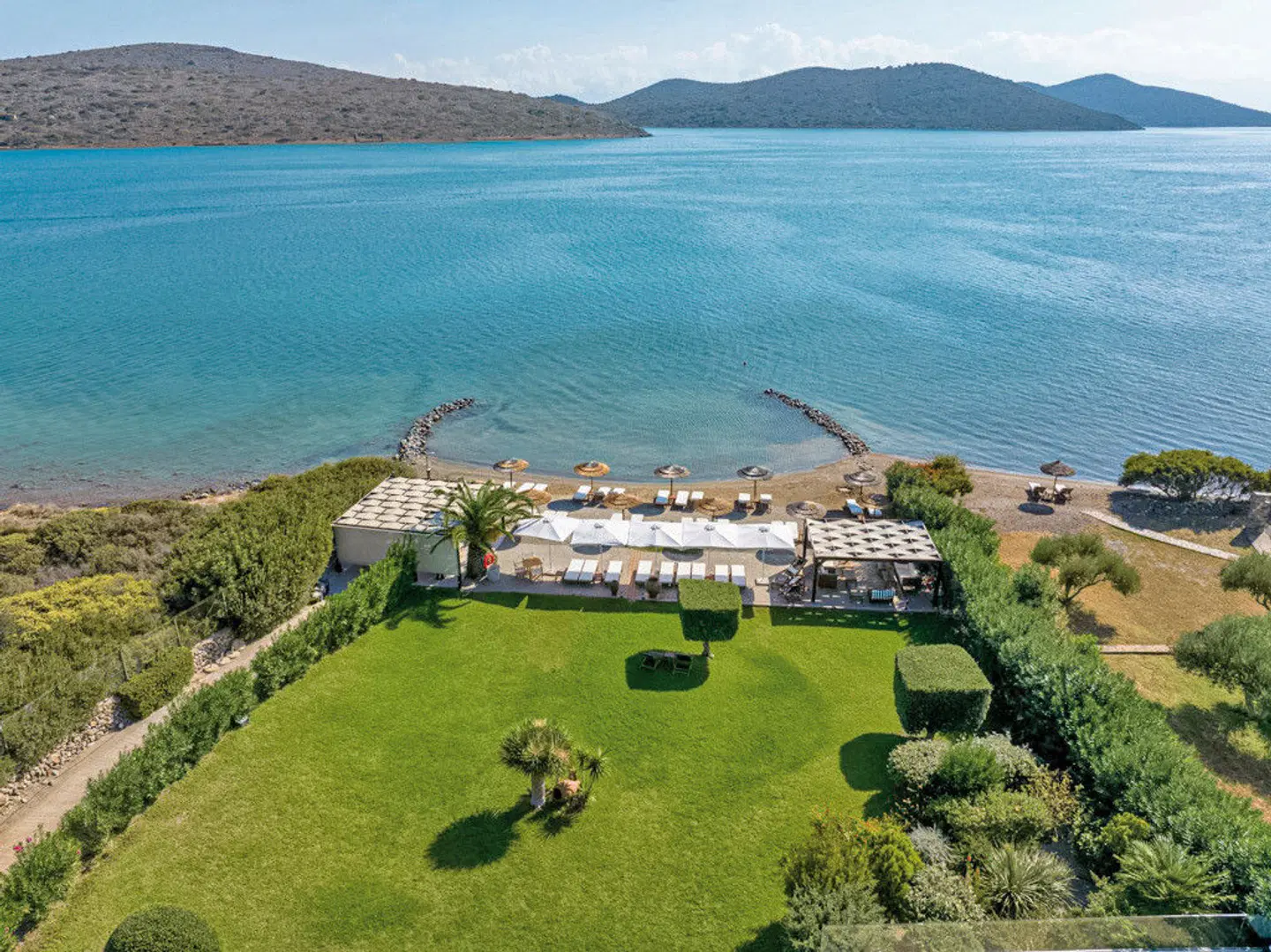 Elounda Gulf Villas Garten