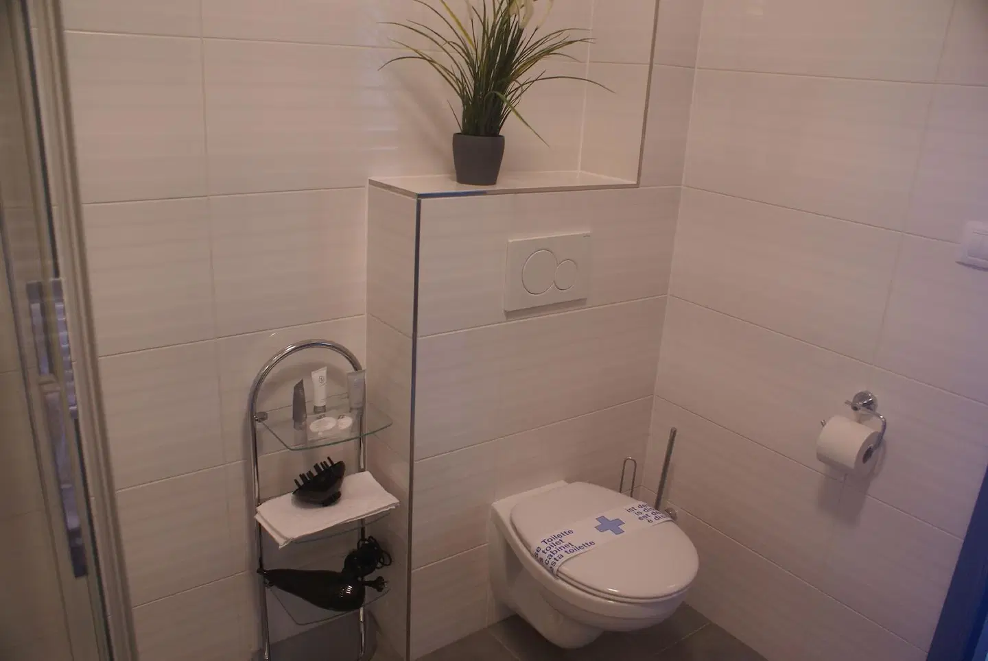 Fast Lane Hotel Badezimmer