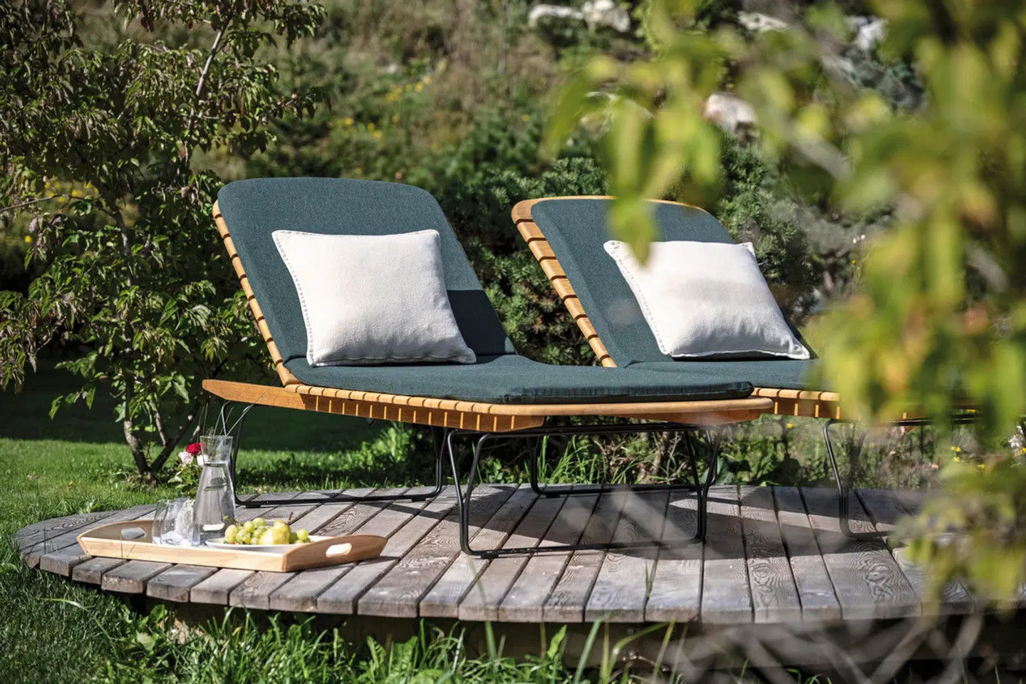 Chalets Valsegg Terrasse