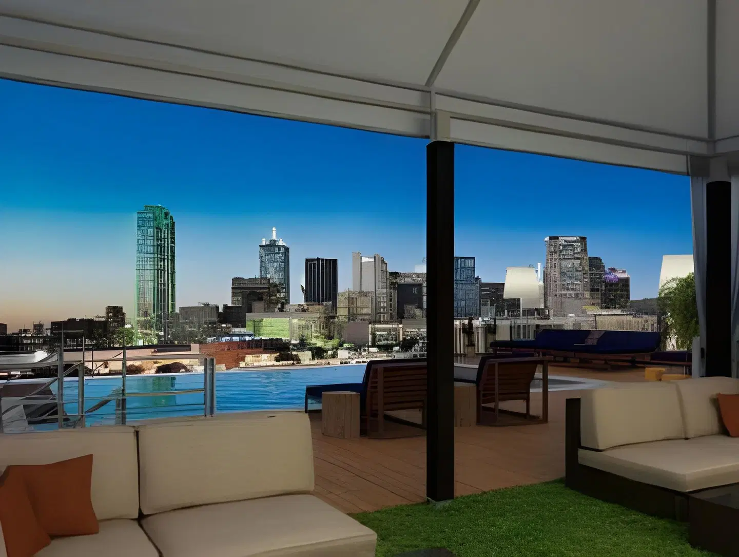 Canvas Hotel Dallas Terrasse