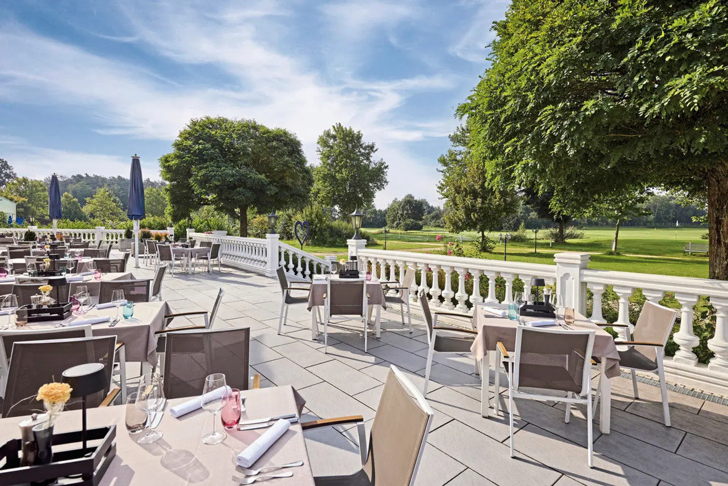 Dorint Marc Aurel Resort Bad Gögging Terrasse