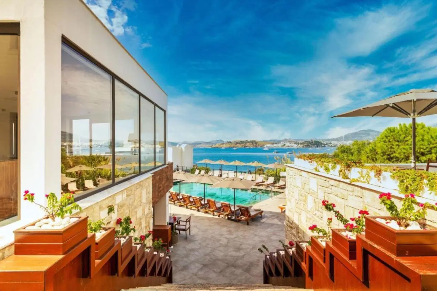 Senses Hotel Bodrum Terrasse