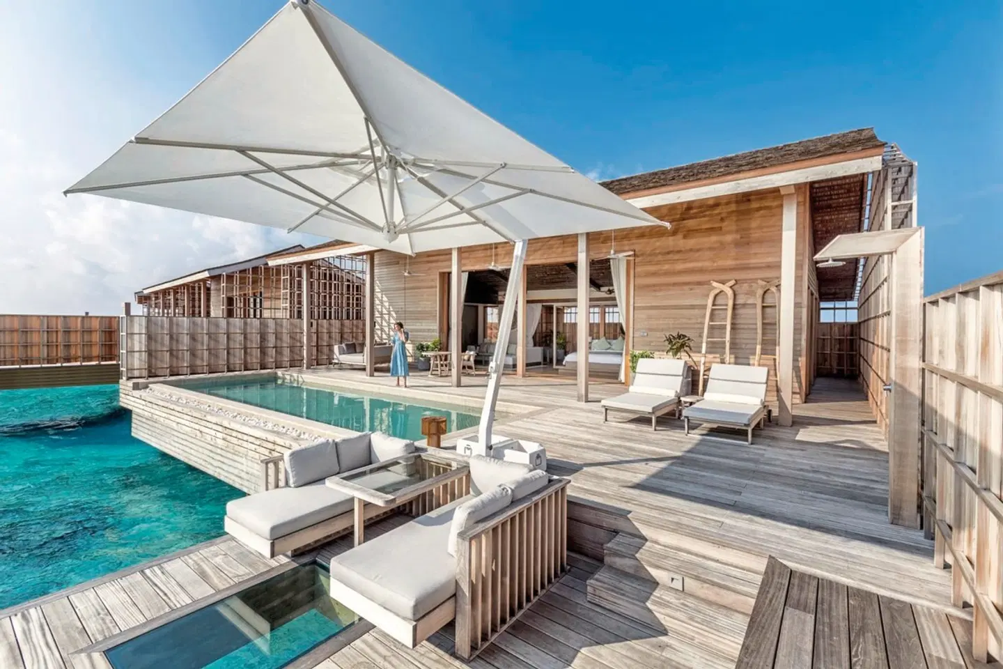 Kudadoo Maldives Private Island Terrasse
