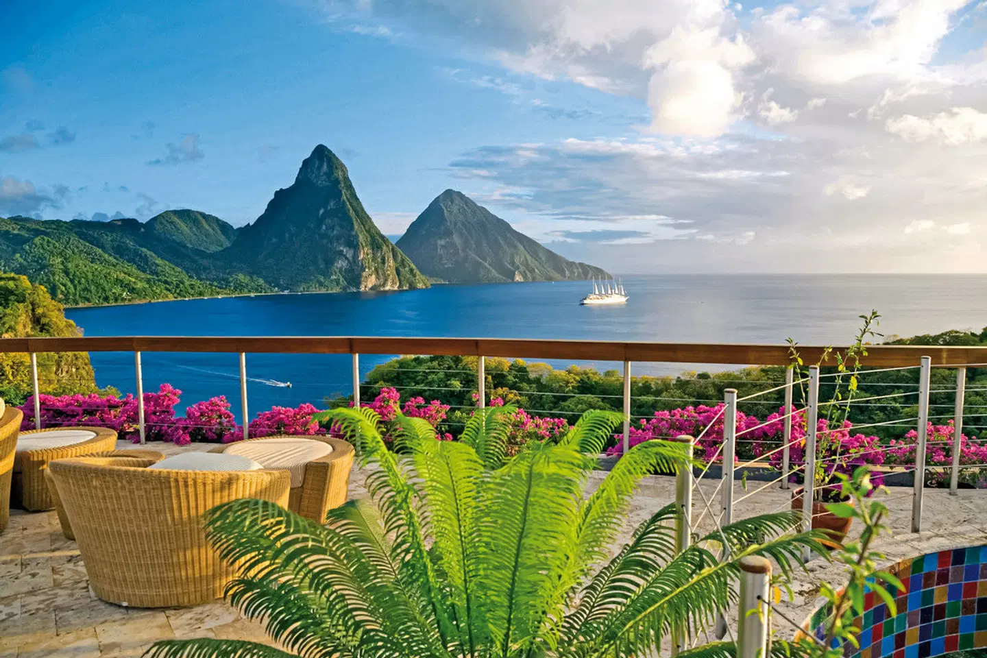 Jade Mountain Terrasse