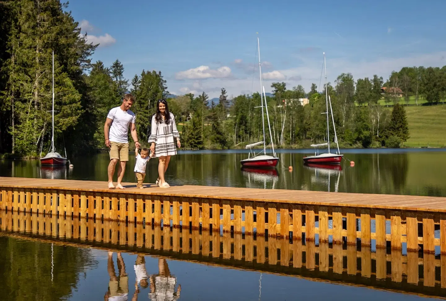 Feriendorf am Maltschacher See Terrasse