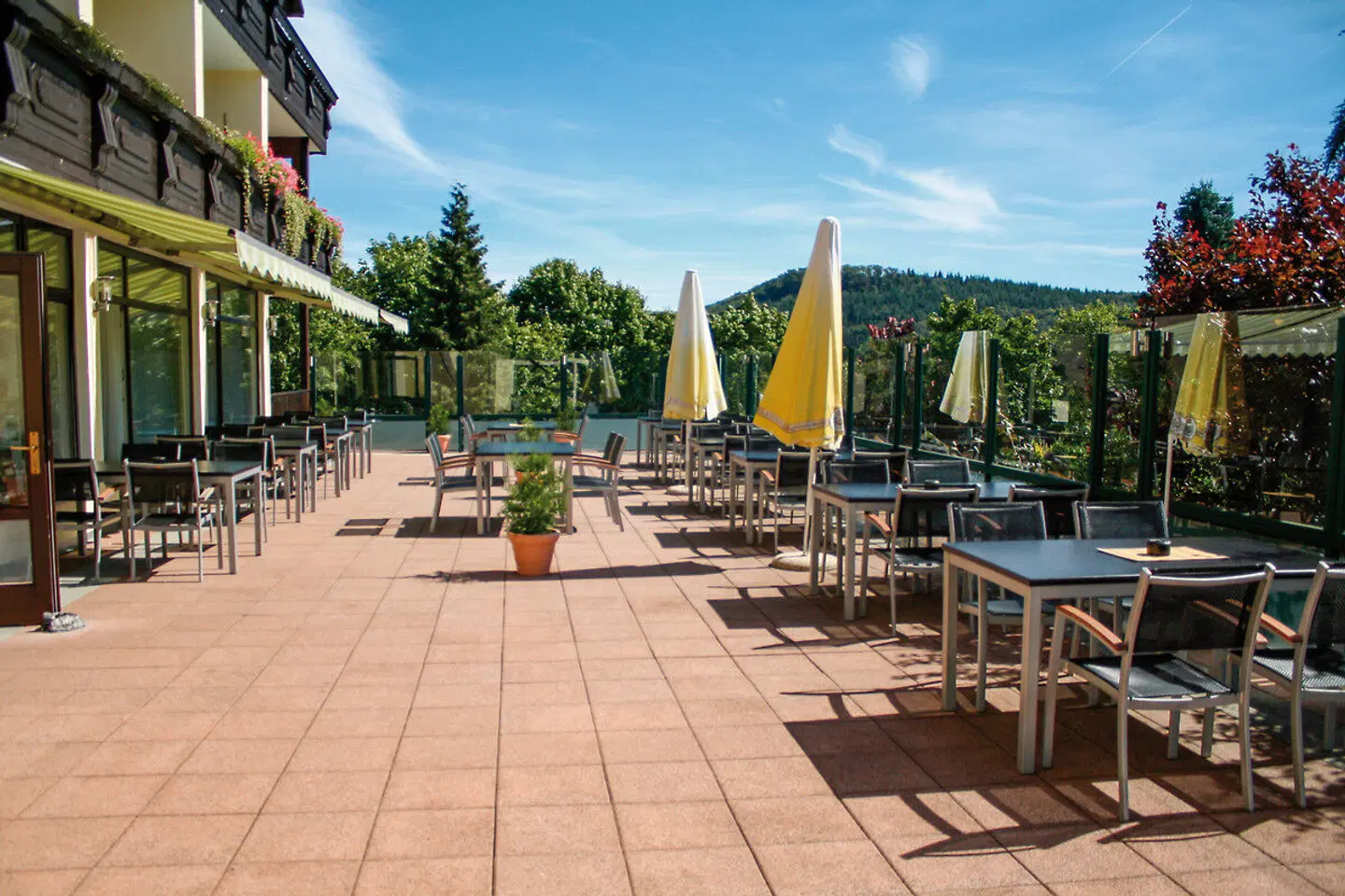 Der Wolfshof Terrasse