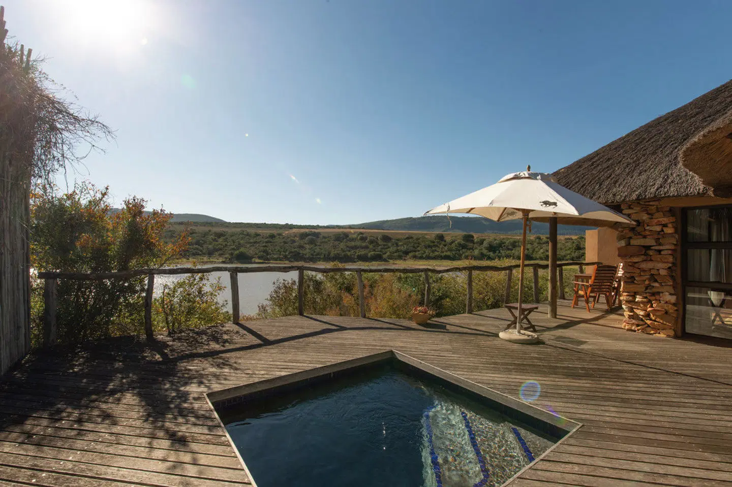 Pumba Private Game Reserve Terrasse