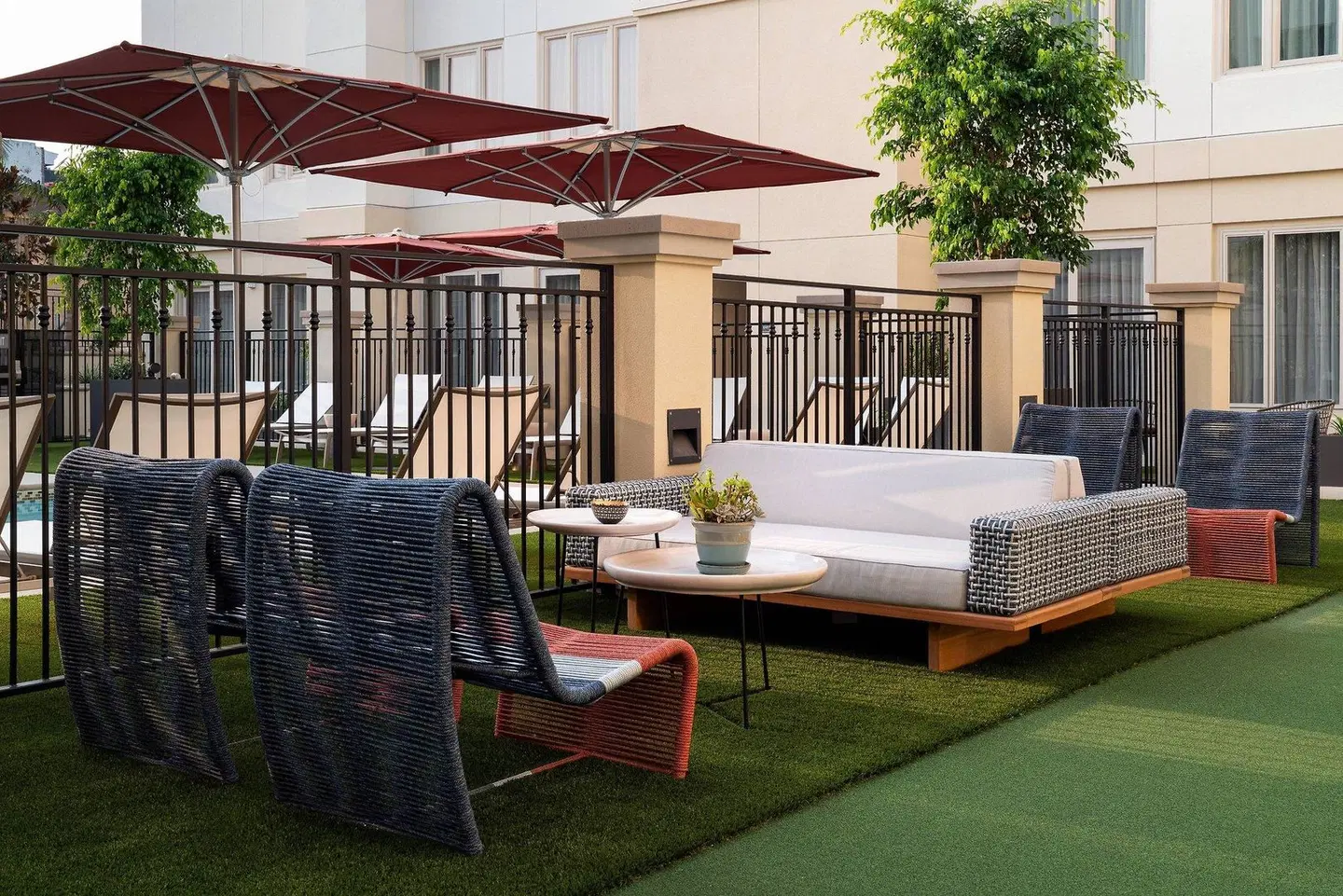 Residence Inn Los Angeles Glendale Terrasse