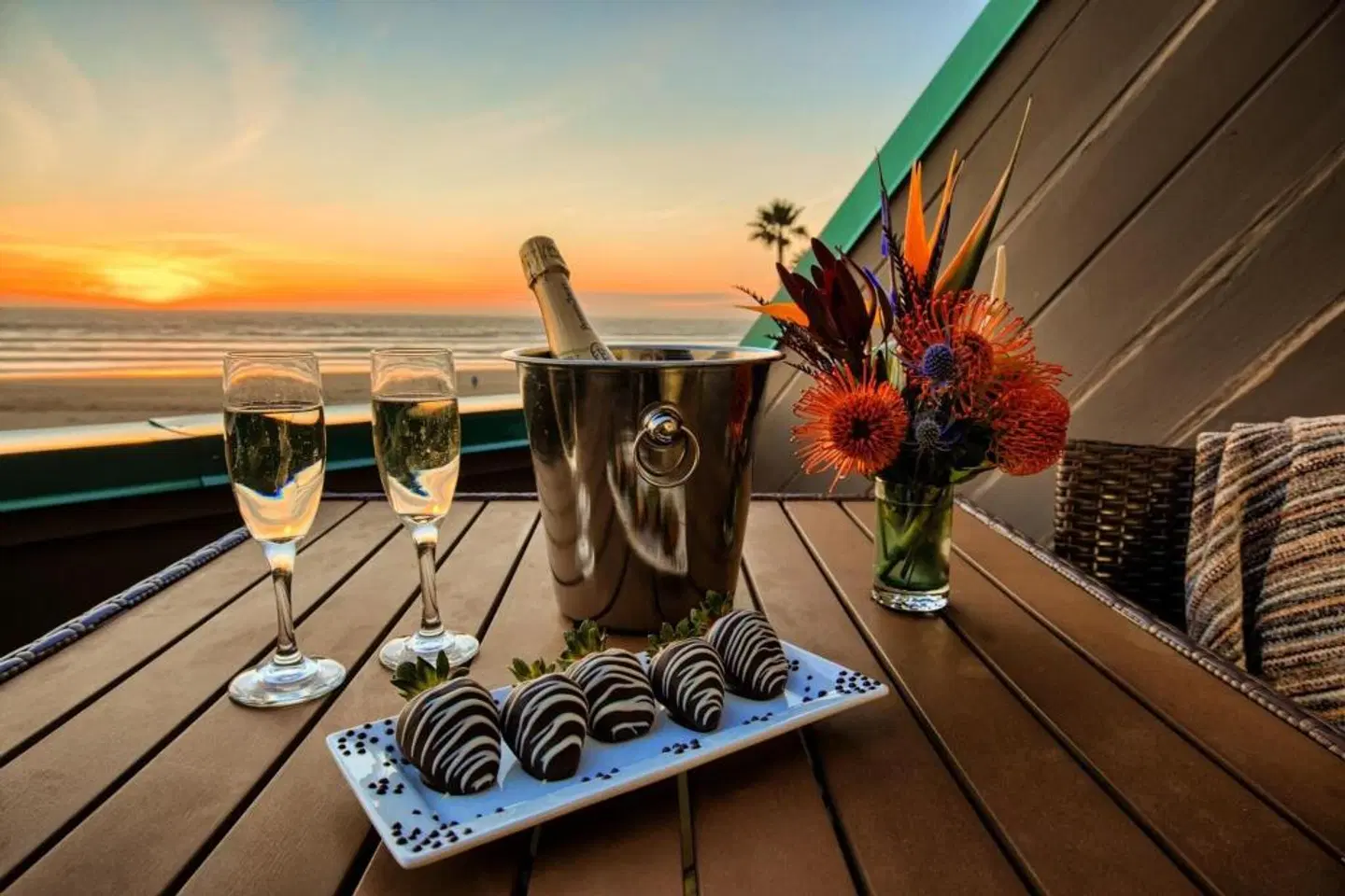 SeaVenture Beach Hotel Terrasse