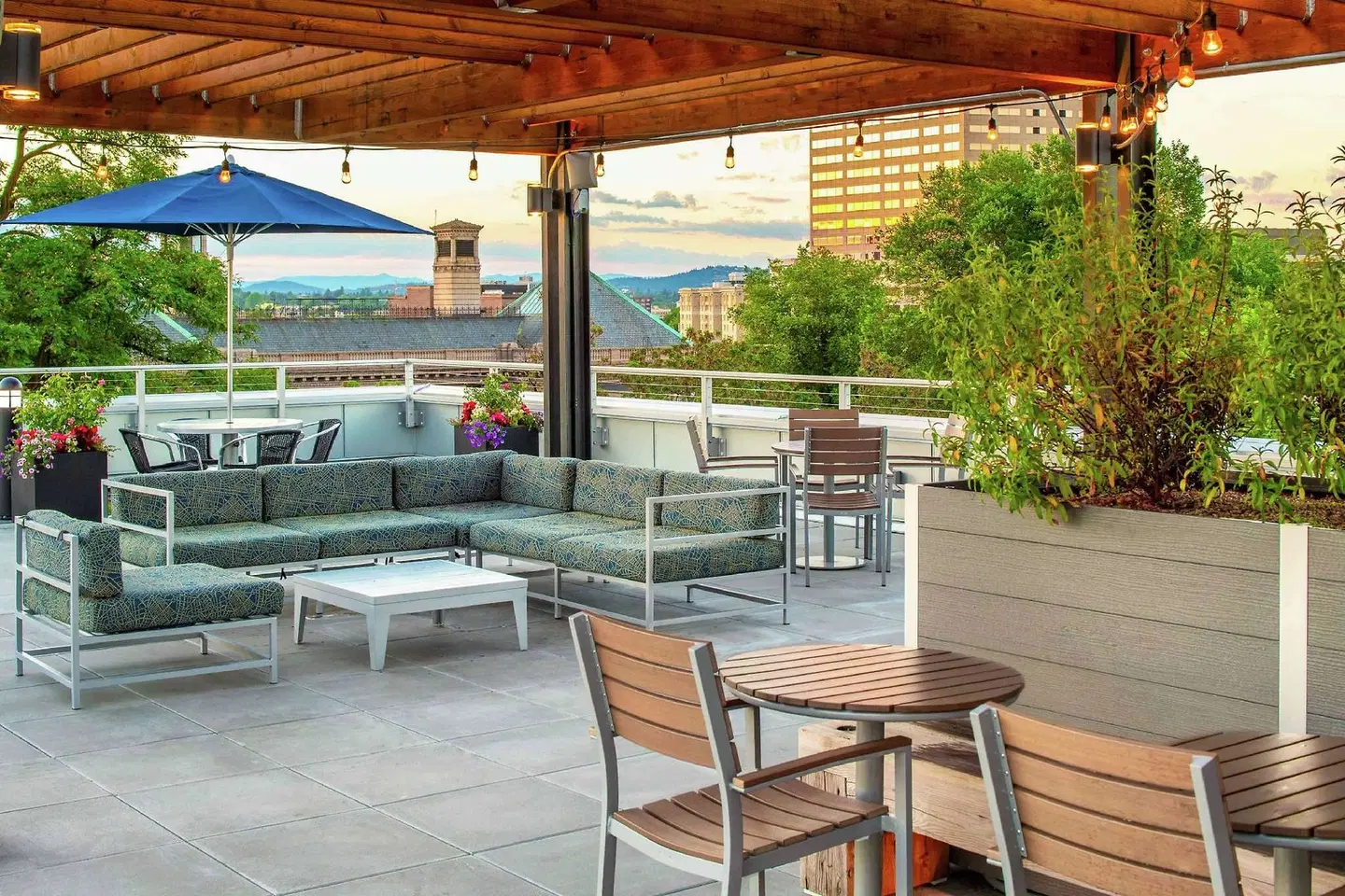 Hampton Inn & Suites Portland-Pearl District Terrasse