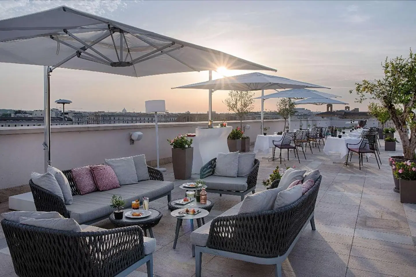 NH Collection Roma Palazzo Cinquecento Terrasse