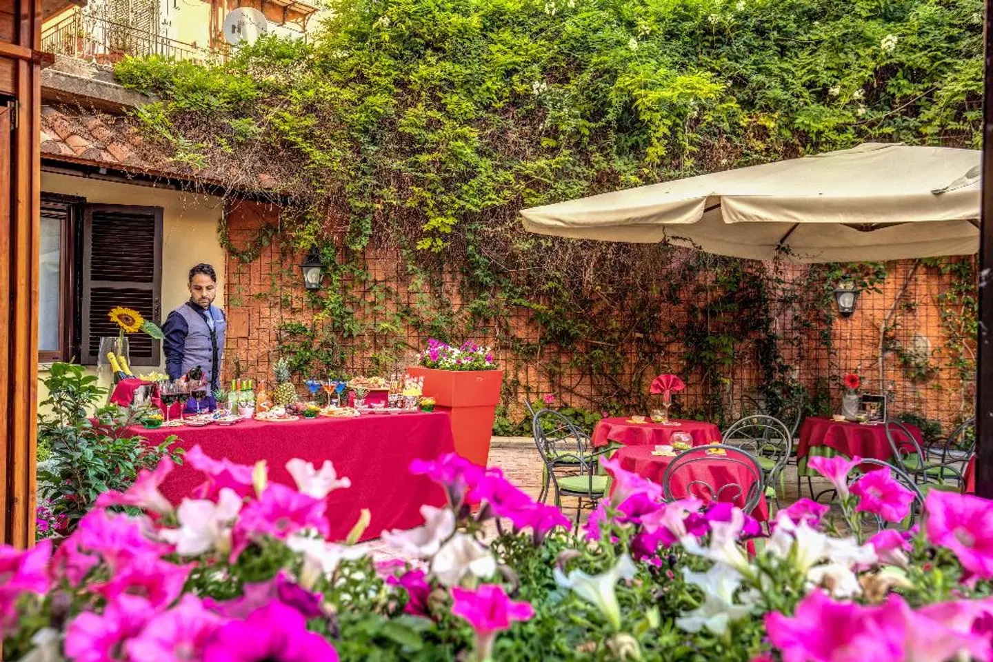 Rome Garden Hotel Terrasse