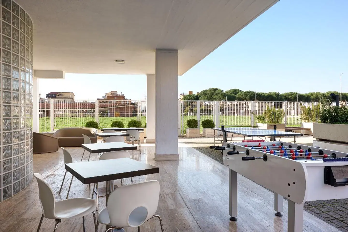 Hotel Roma Tor Vergata Terrasse