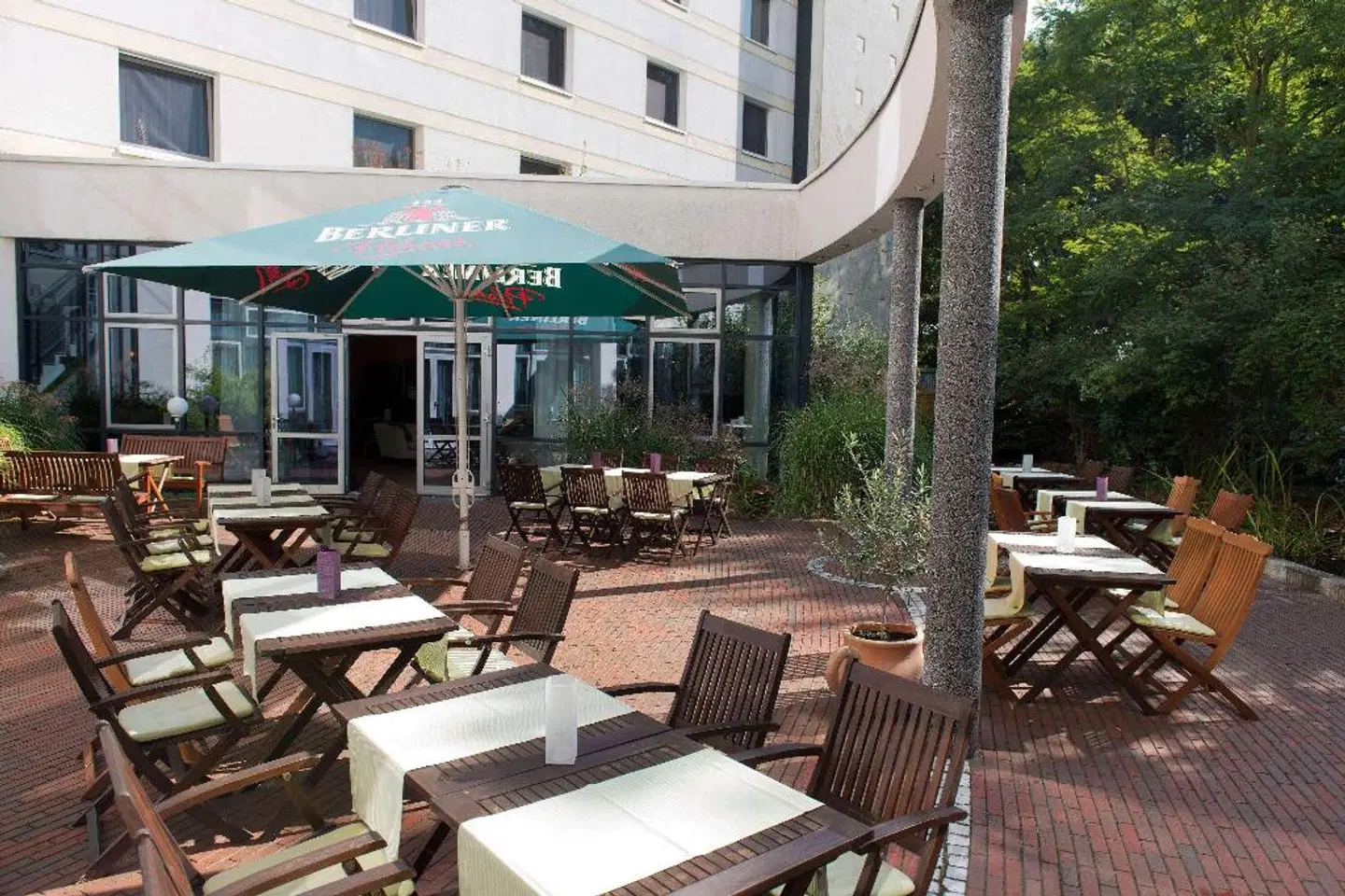 Wyndham Garden Hennigsdorf Berlin Terrasse