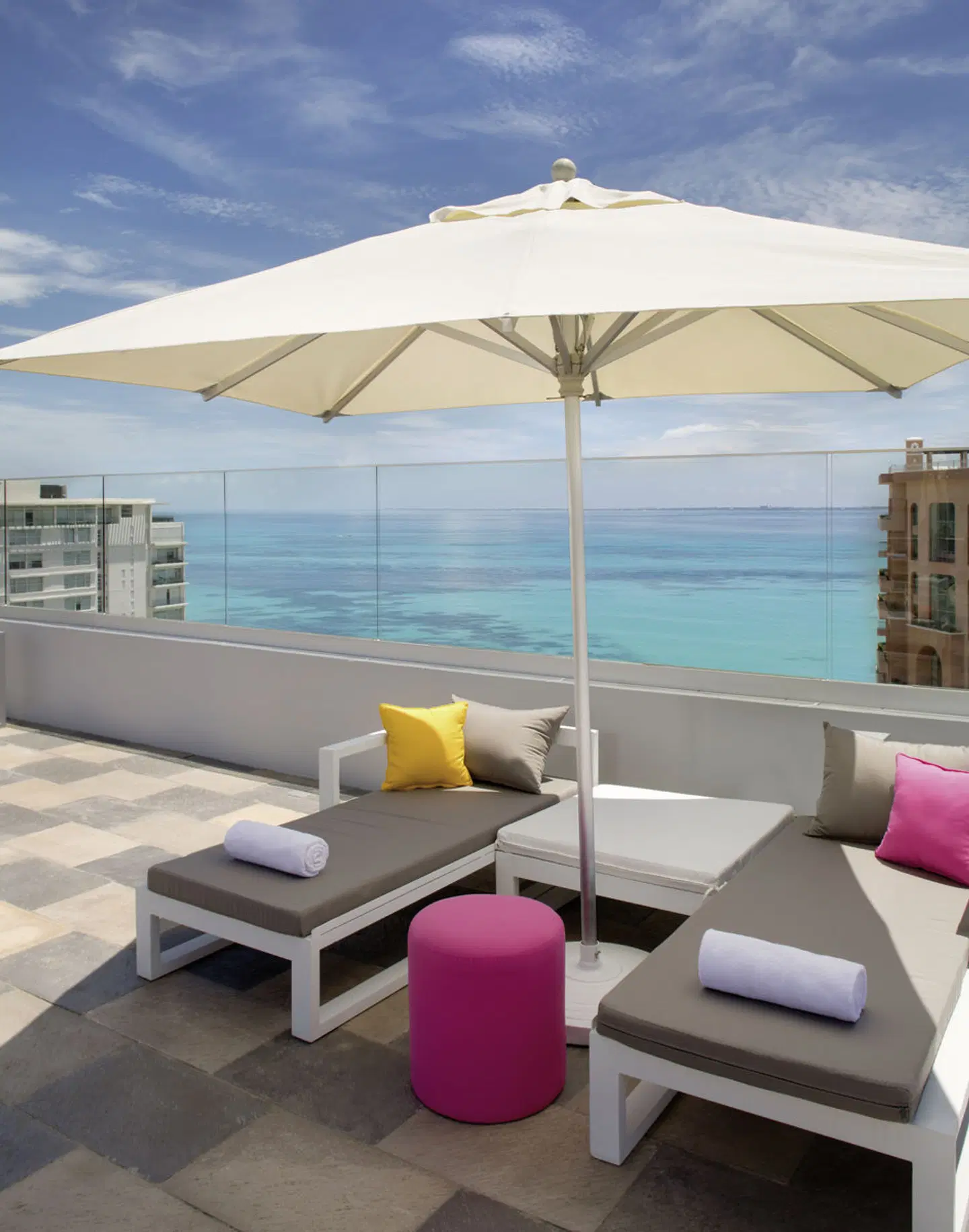 Aloft Cancun Terrasse