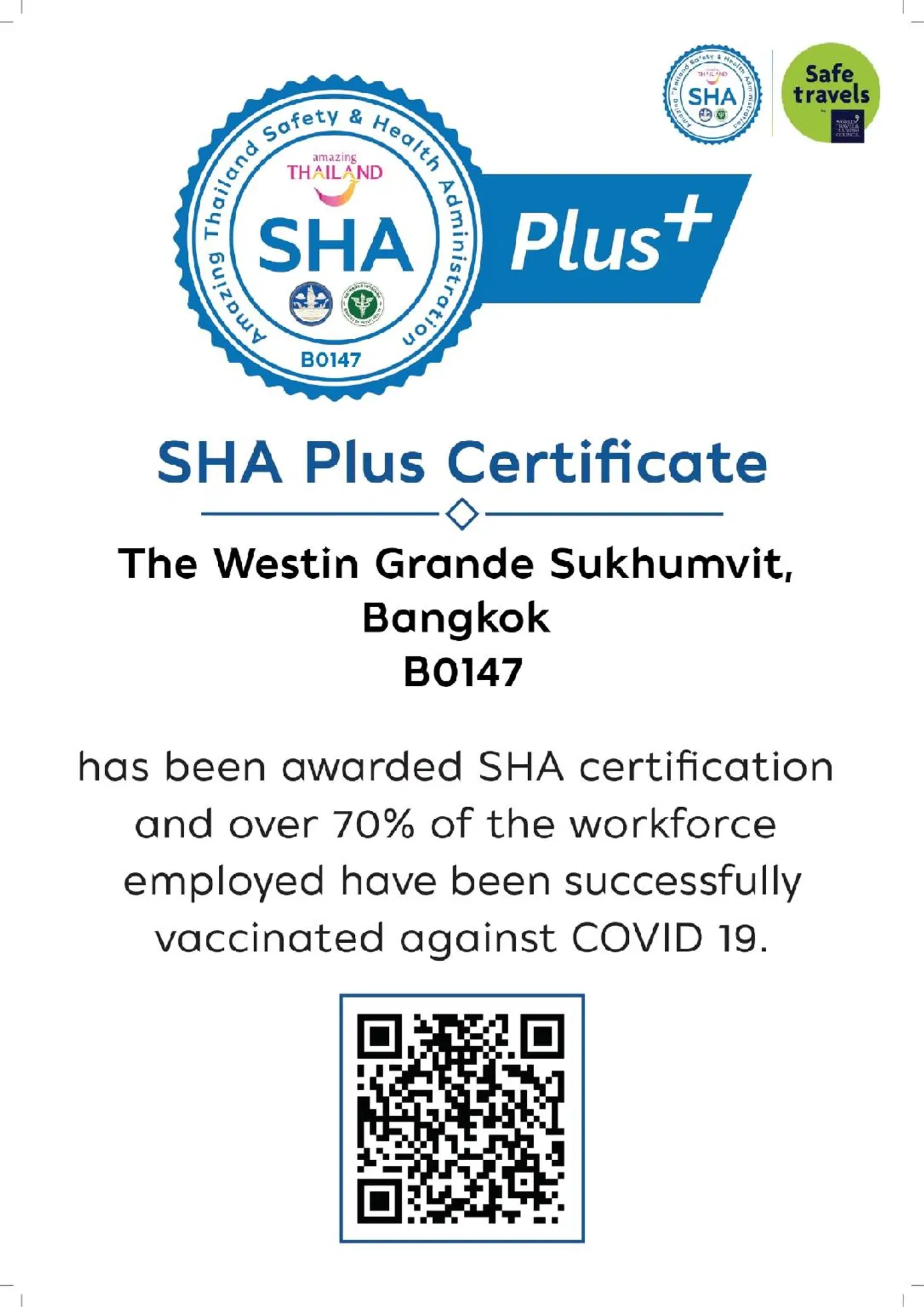 The Westin Grande Sukhumvit Landkarte