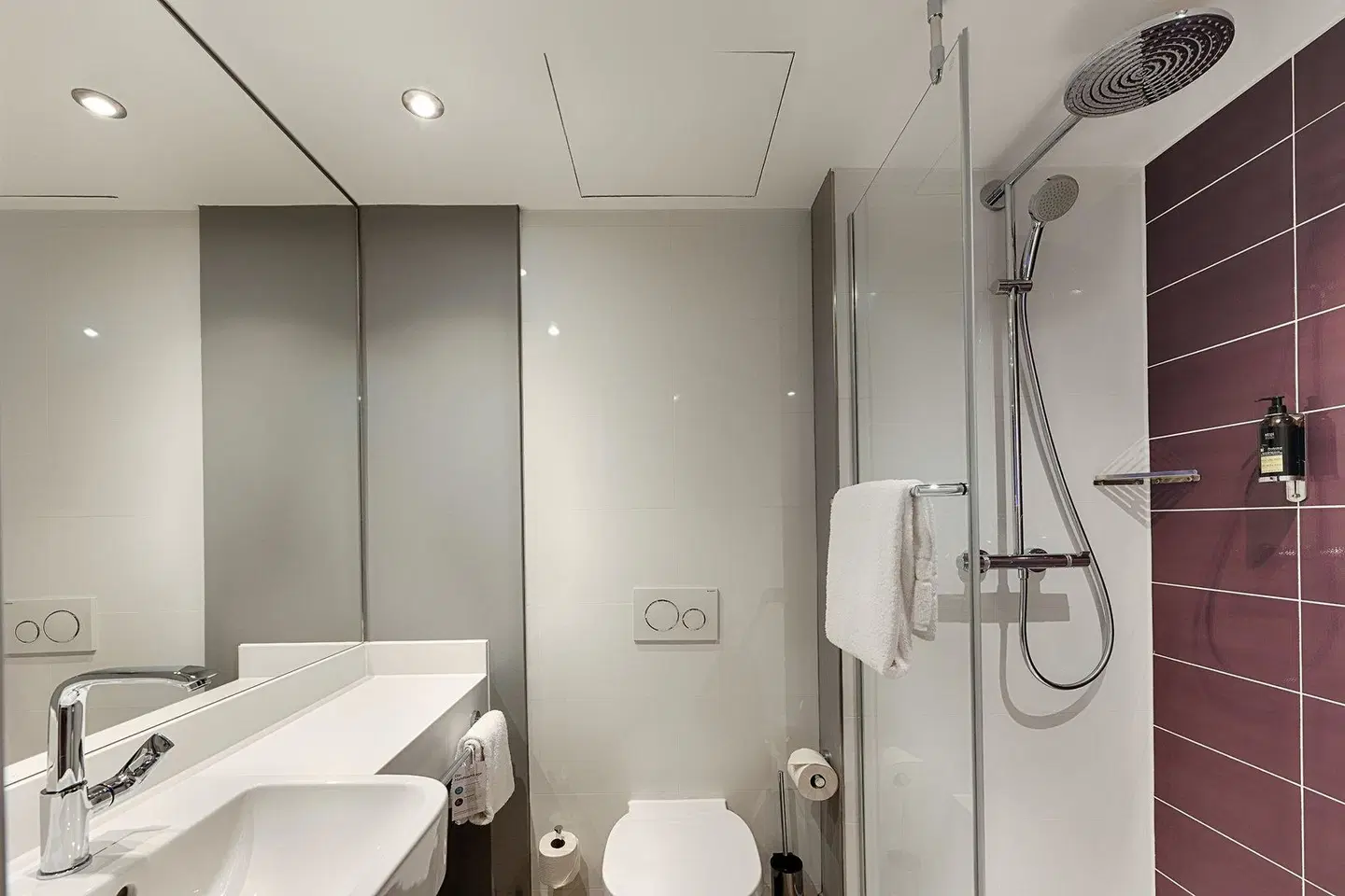 Premier Inn Düsseldorf City Friedrichstadt Badezimmer
