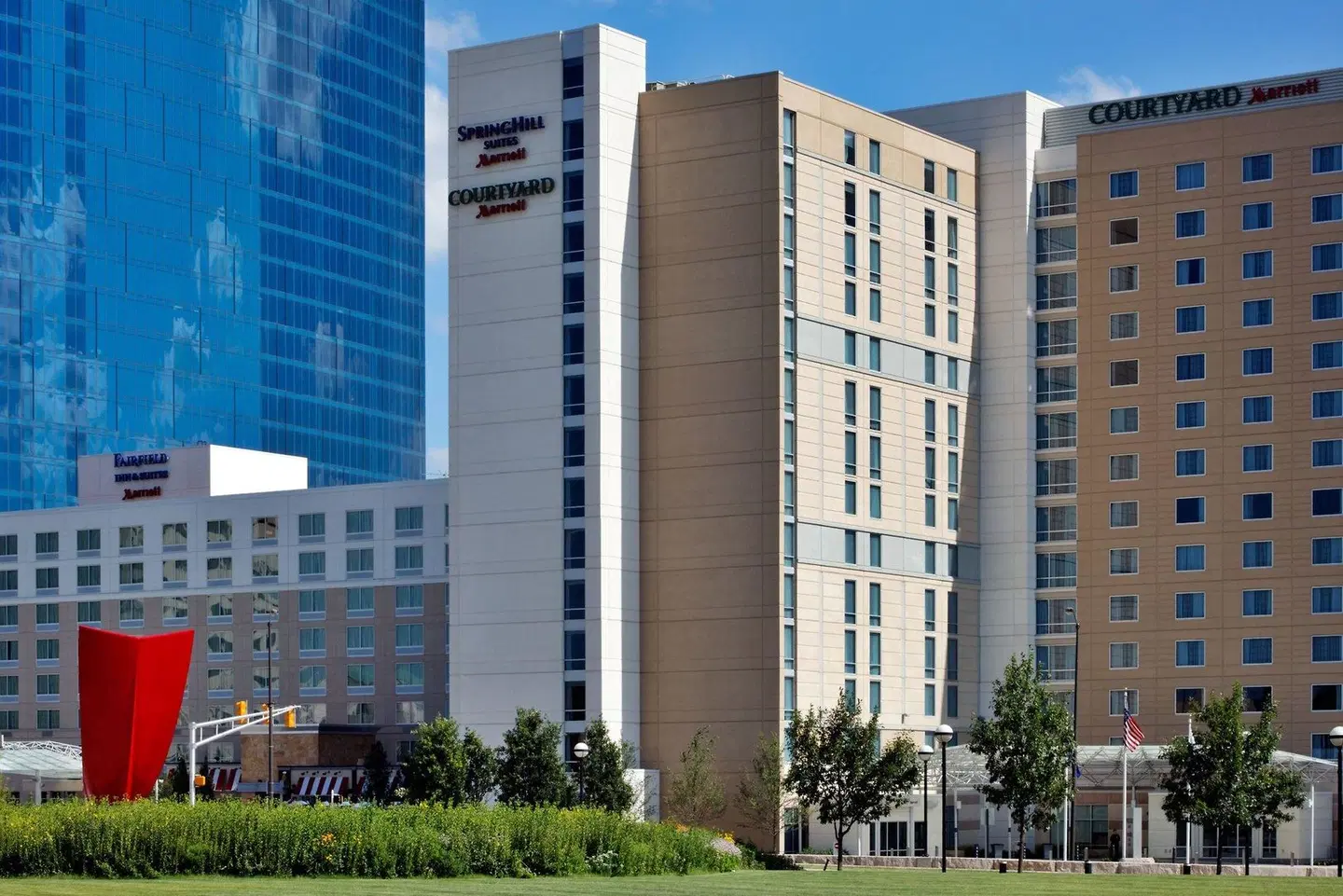 SpringHill Suites by Marriott Indianapolis Downtown EXTERIOR