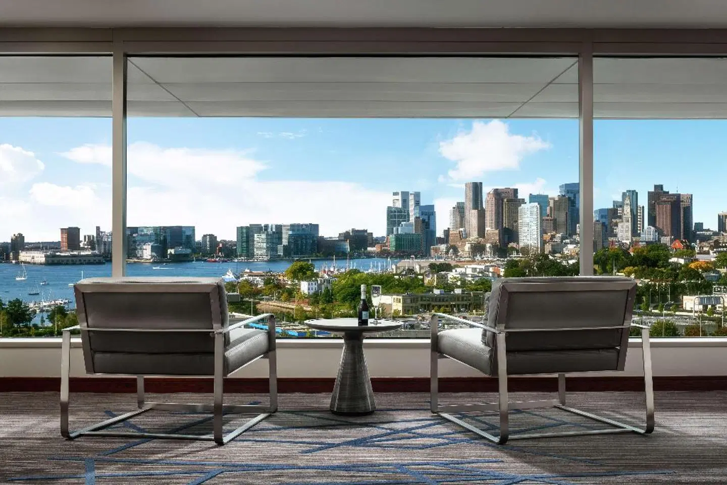 Hilton Boston Logan Airport Terrasse