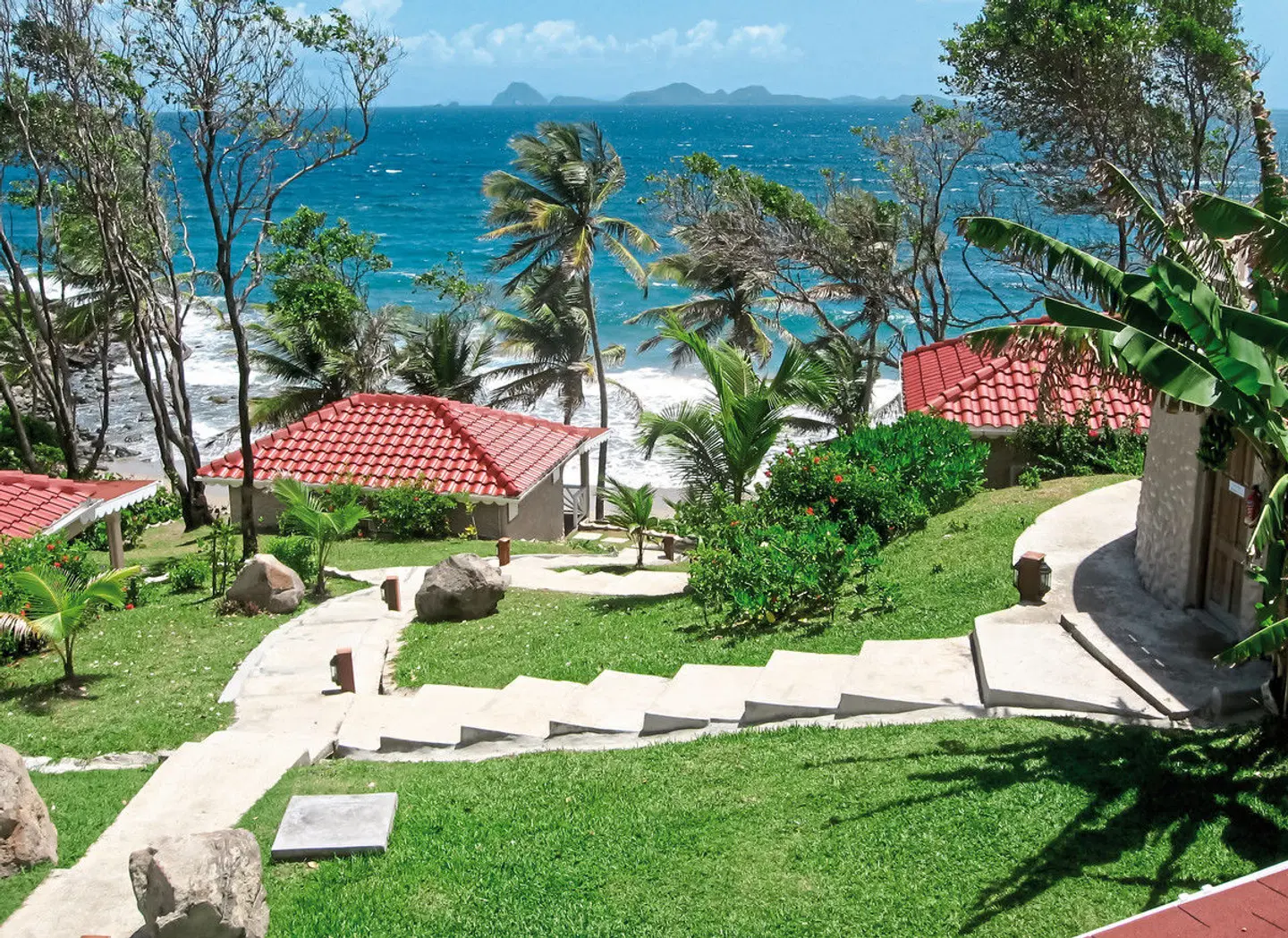 Petite Anse Hotel Garten