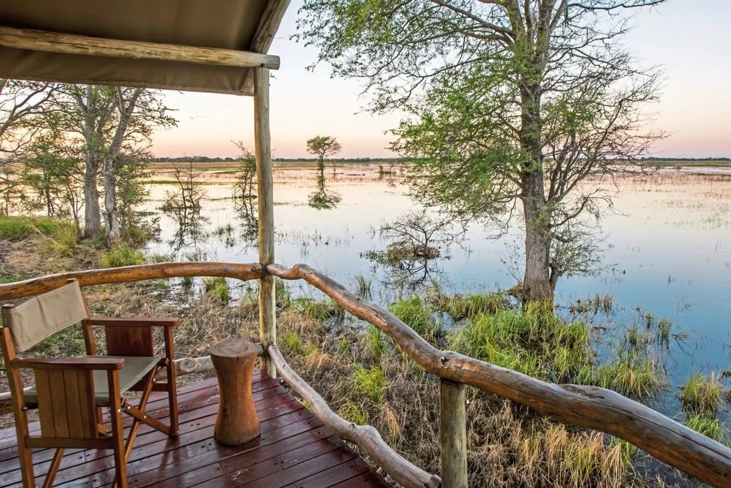 Chobe River Camp Terrasse